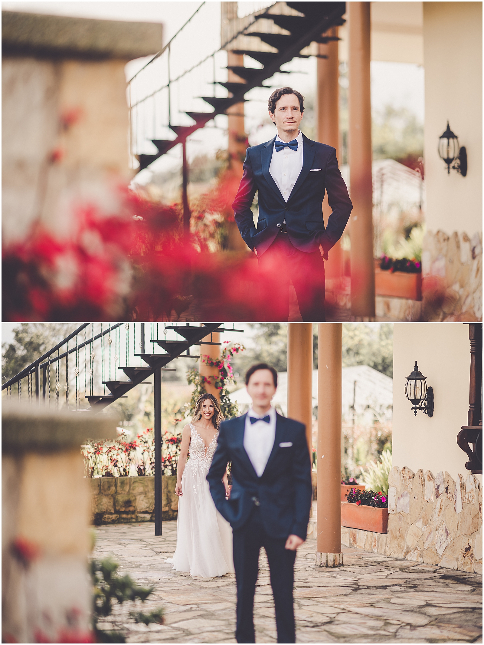 Maria Paula and Mauricio's romantic wedding at Hacienda San Sebastian Rosal in Colombia with Chicago photographer Kara Evans Photographer.