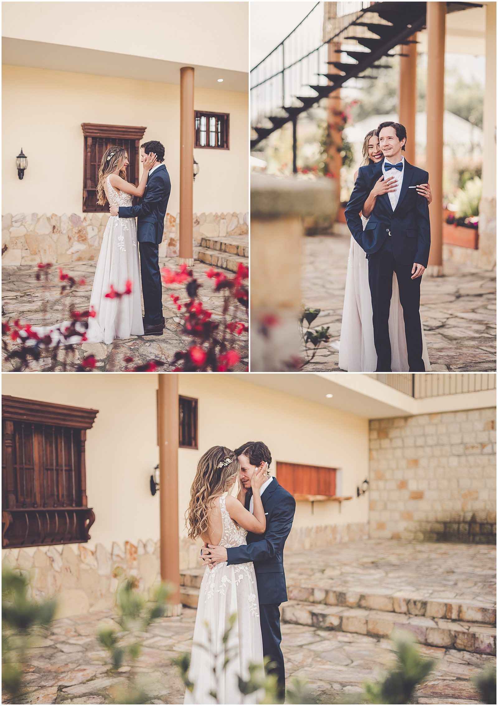 Maria Paula and Mauricio's romantic wedding at Hacienda San Sebastian Rosal in Colombia with Chicago photographer Kara Evans Photographer.