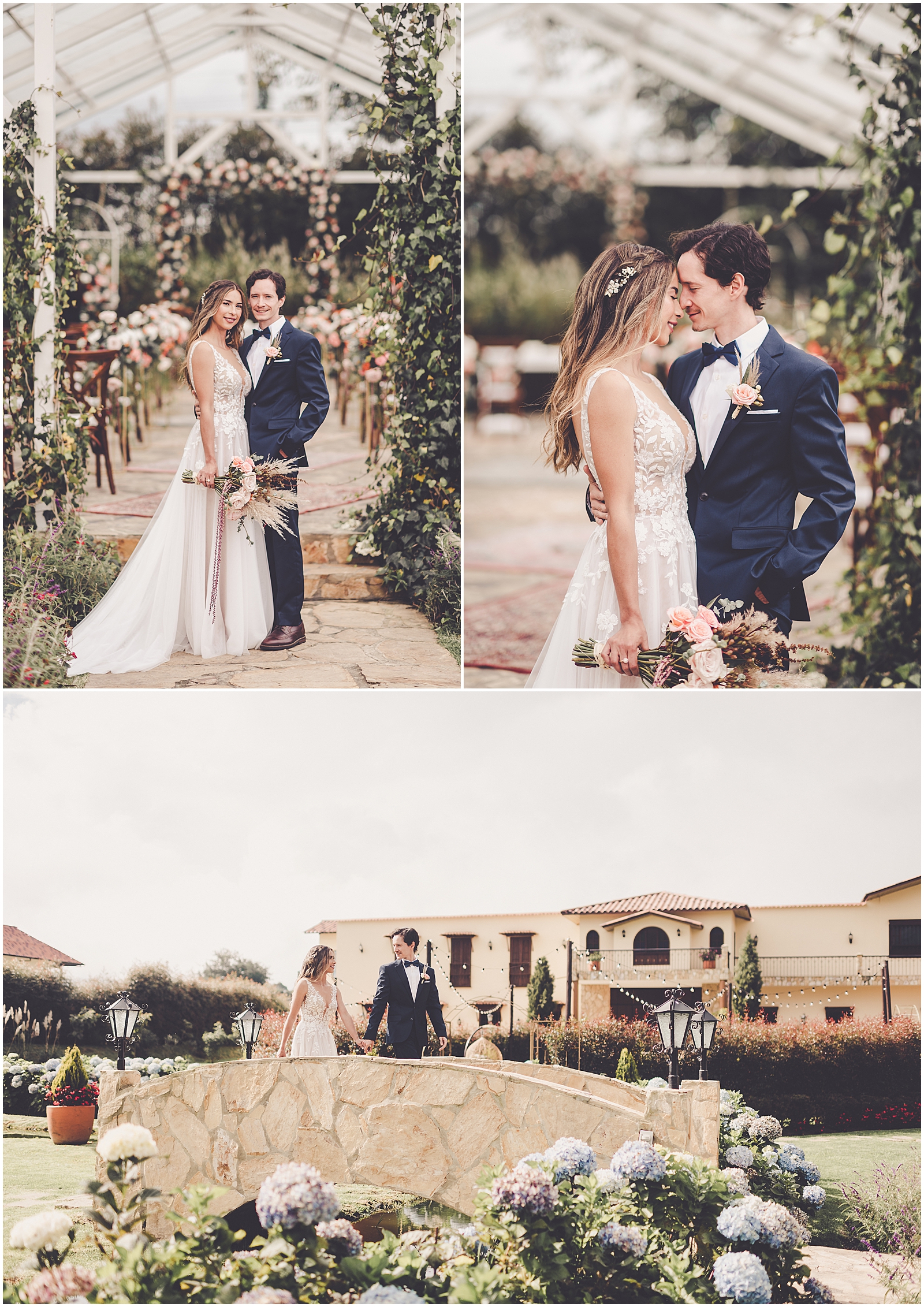 Maria Paula and Mauricio's romantic wedding at Hacienda San Sebastian Rosal in Colombia with Chicago photographer Kara Evans Photographer.