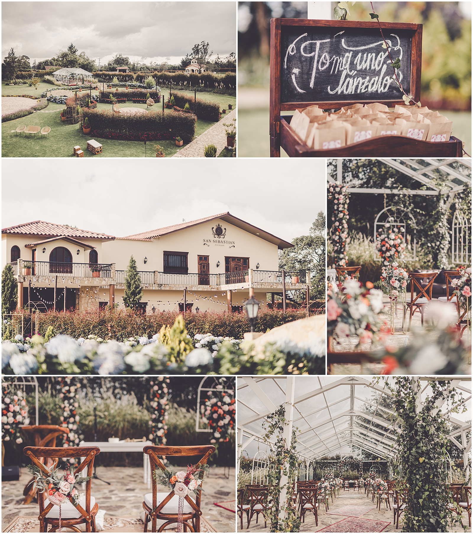 Maria Paula and Mauricio's romantic wedding at Hacienda San Sebastian Rosal in Colombia with Chicago photographer Kara Evans Photographer.