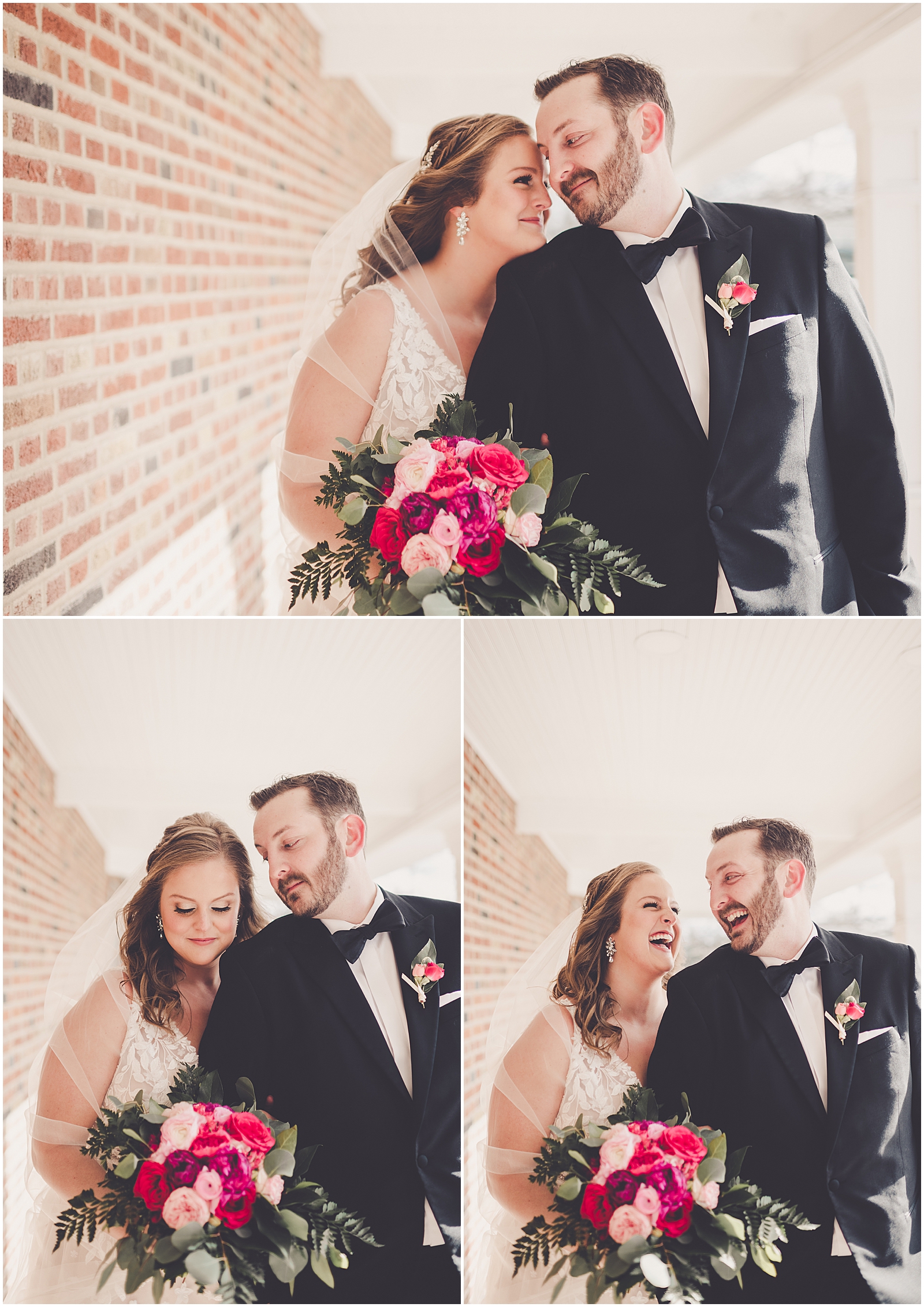 Meredith and Ryan's December Park Ridge Country Club wedding in Park Ridge, IL with Chicagoland wedding photographer Kara Evans Photographer.