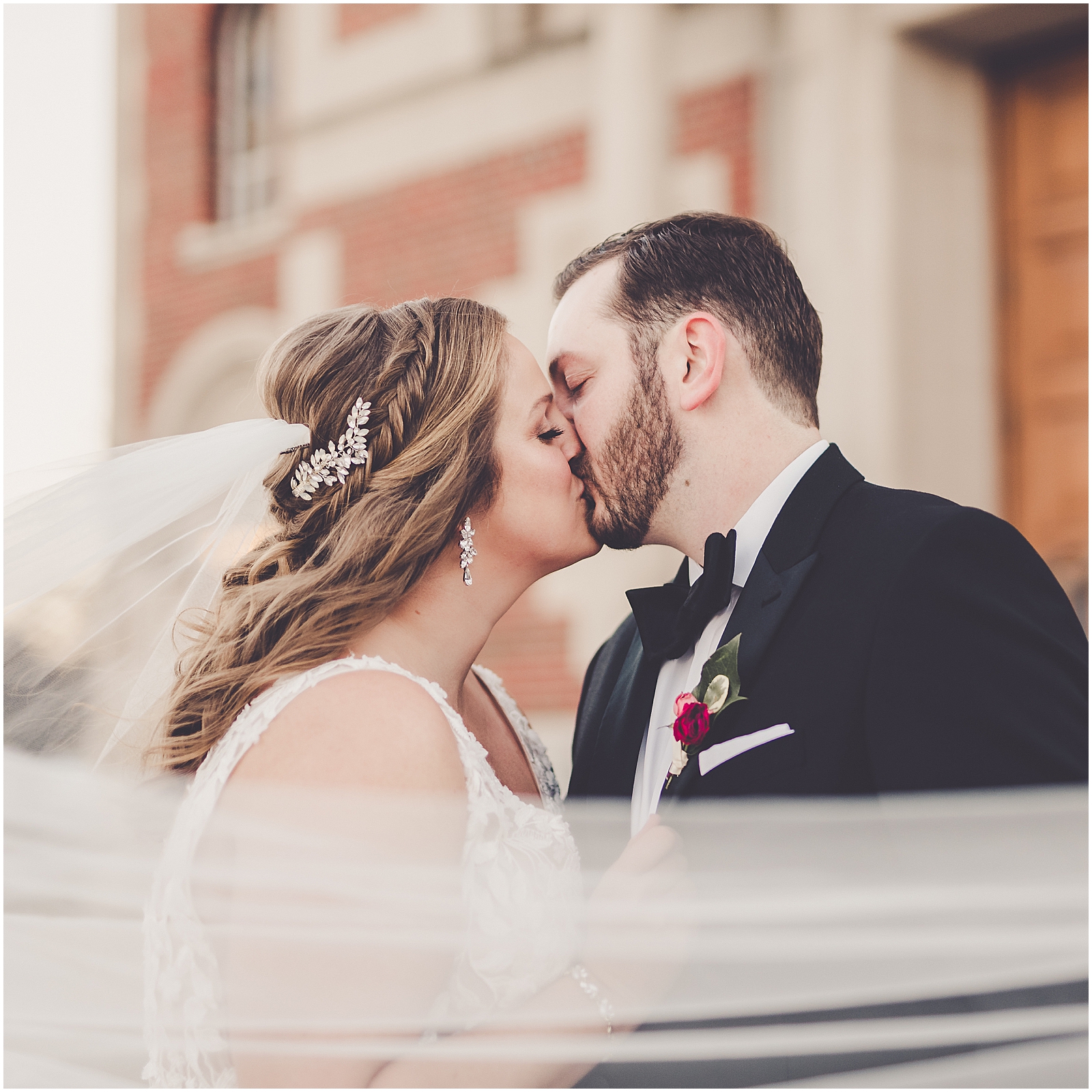 Meredith and Ryan's December Park Ridge Country Club wedding in Park Ridge, IL with Chicagoland wedding photographer Kara Evans Photographer.