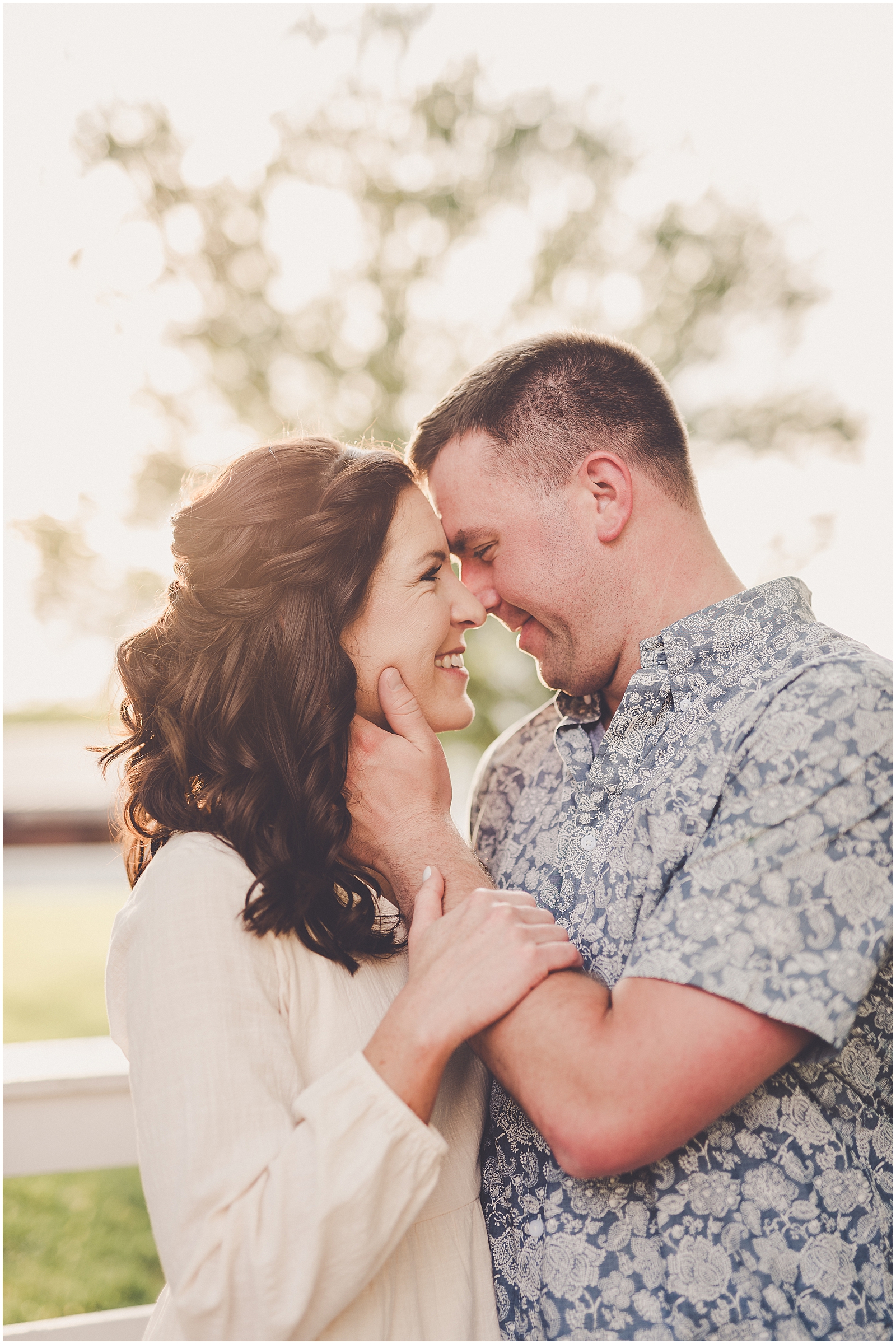 Allye & Grant's downtown engagement session in Springfield, Illinois with Chicagoland wedding photographer Kara Evans Photographer.