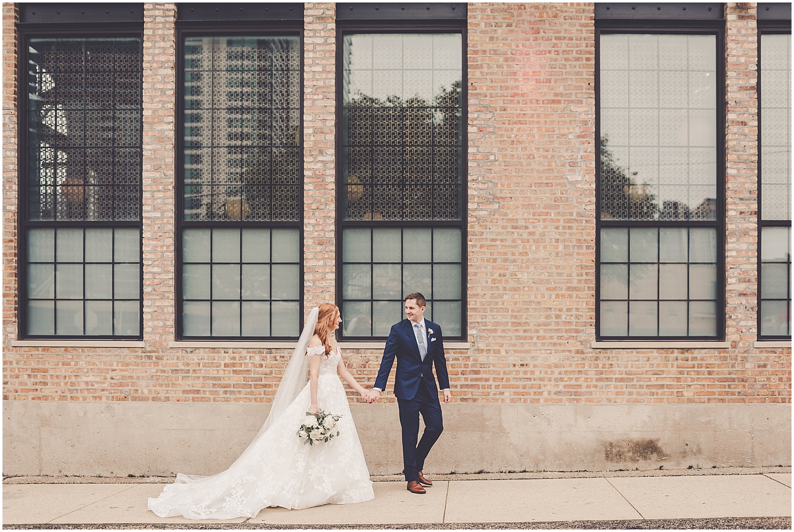 Stephanie and Dan's spring City Hall Events wedding in Chicago with Chicagoland wedding photographer Kara Evans Photographer.