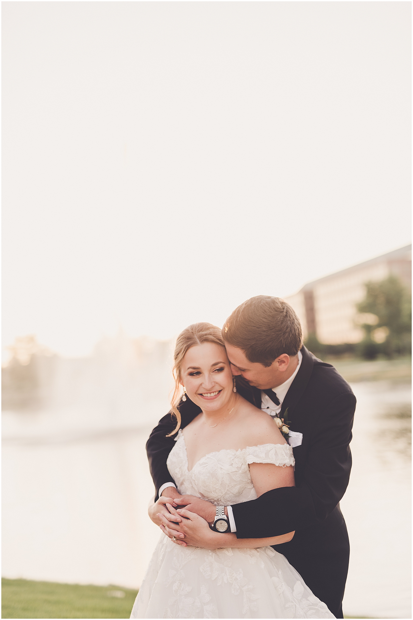 Natalie & Colin's summer wedding photos at the Westin Chicago Northwest in Itasca with Chicagoland photographer Kara Evans Photographer.