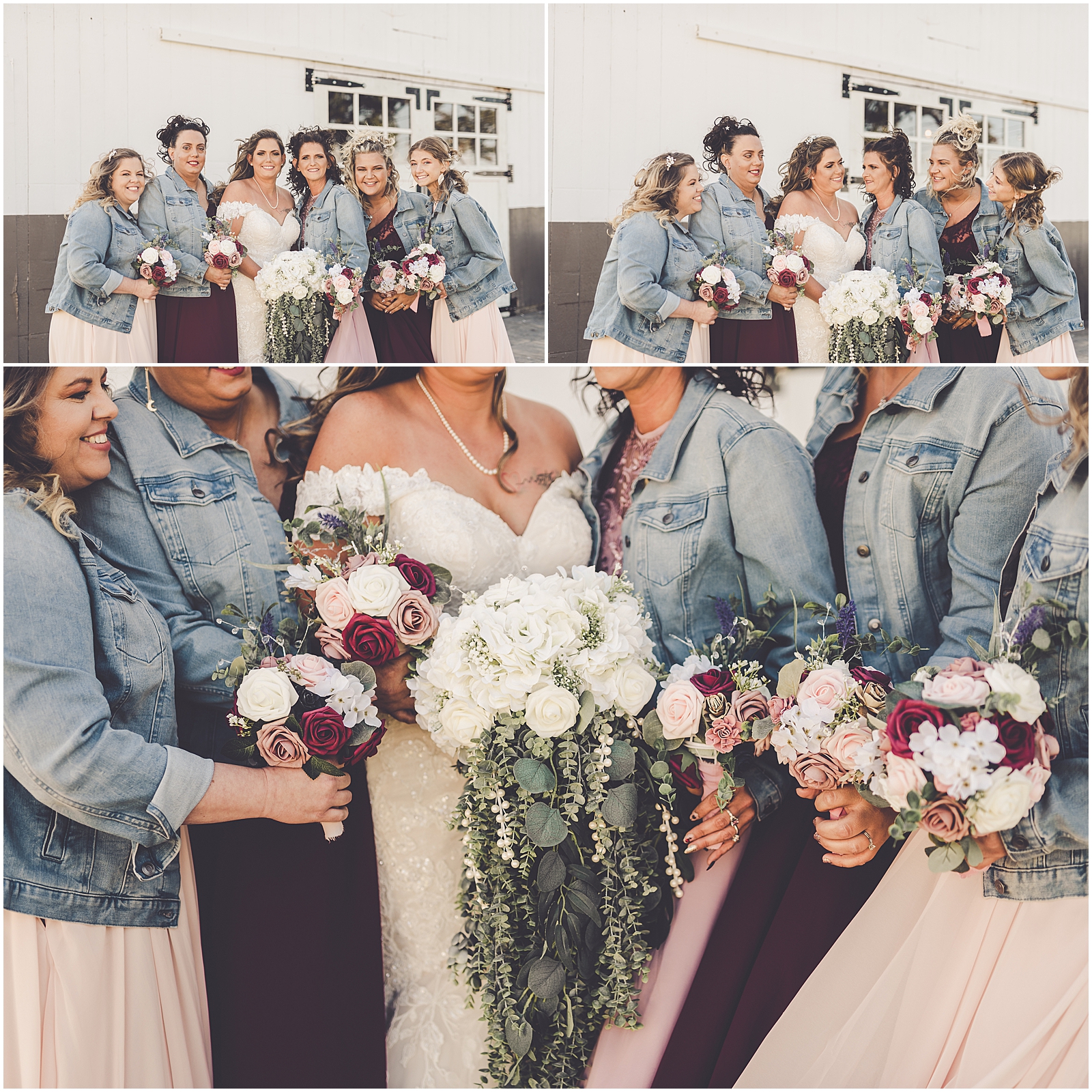 Carol and Casey's fall Barn at the Sioux-Monti wedding in Idaville, Indiana with Chicagoland wedding photographer Kara Evans Photographer.