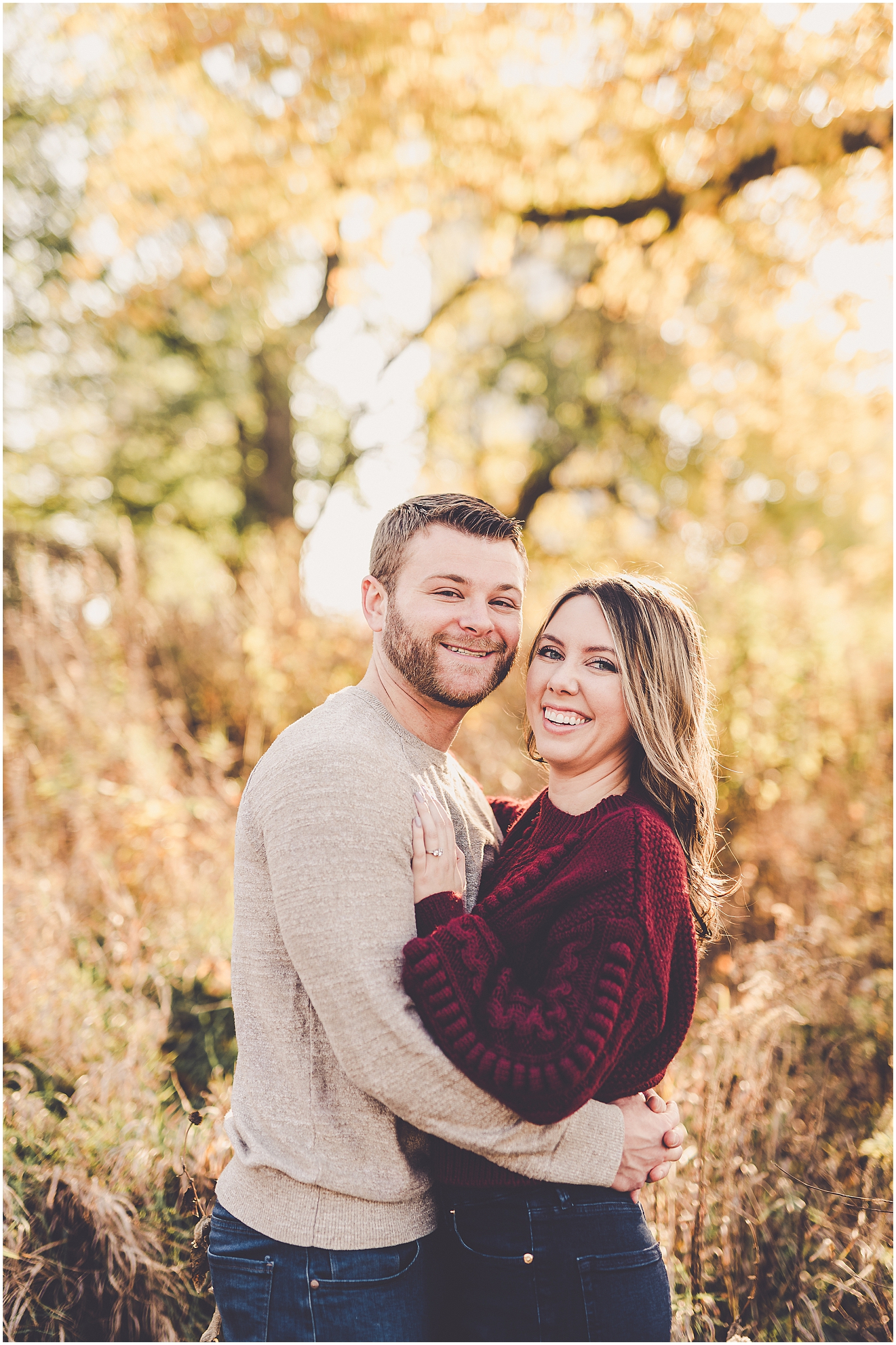 Elaine and Chris's Lincoln Park engagement photos in Chicago, Illinois with Chicagoland wedding photographer Kara Evans Photographer.