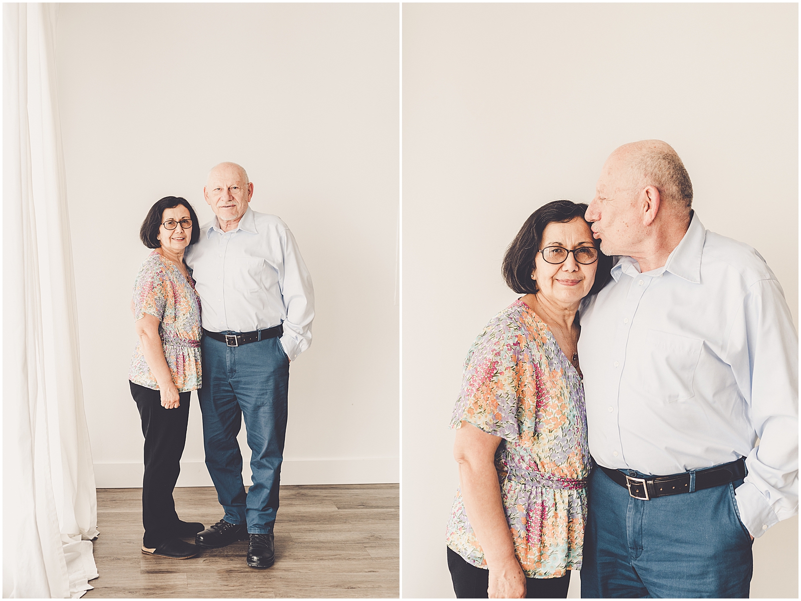 Extended family photos with the Santiago-Nagele family at Kara Evans Photographer - Natural Light Studio Photographer in Kankakee, Illinois.