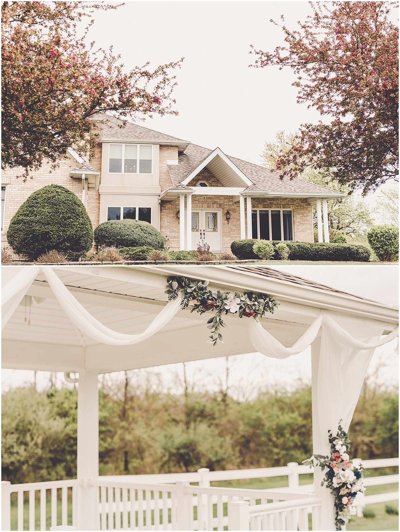 Beatriz & Efrain's intimate wedding day in Bourbonnais, Illinois with Chicagoland wedding photographer Kara Evans Photographer.