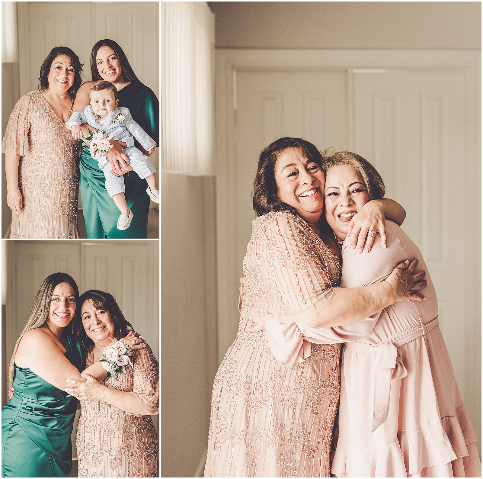 Beatriz & Efrain's intimate wedding day in Bourbonnais, Illinois with Chicagoland wedding photographer Kara Evans Photographer.