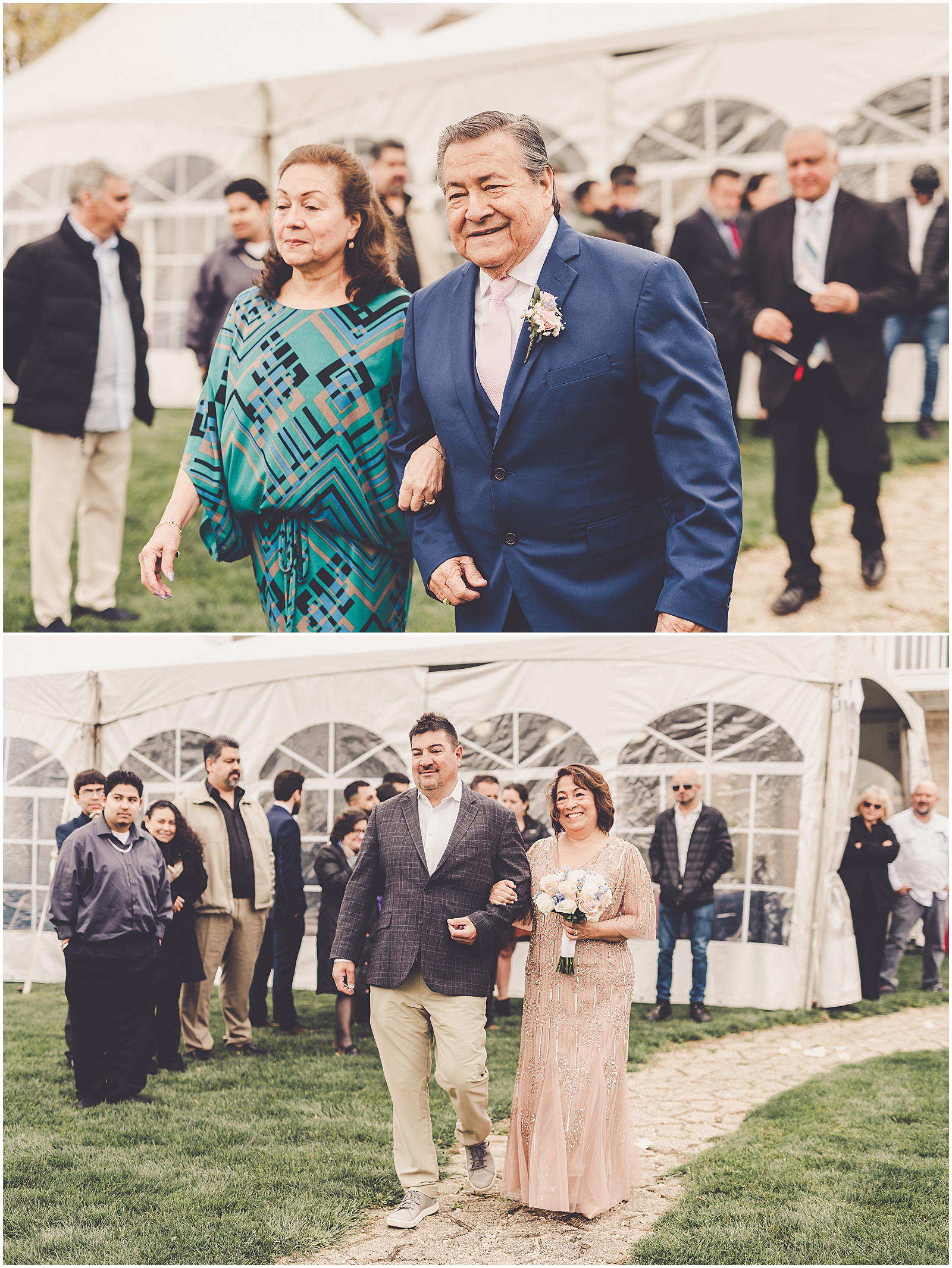 Beatriz & Efrain's intimate wedding day in Bourbonnais, Illinois with Chicagoland wedding photographer Kara Evans Photographer.