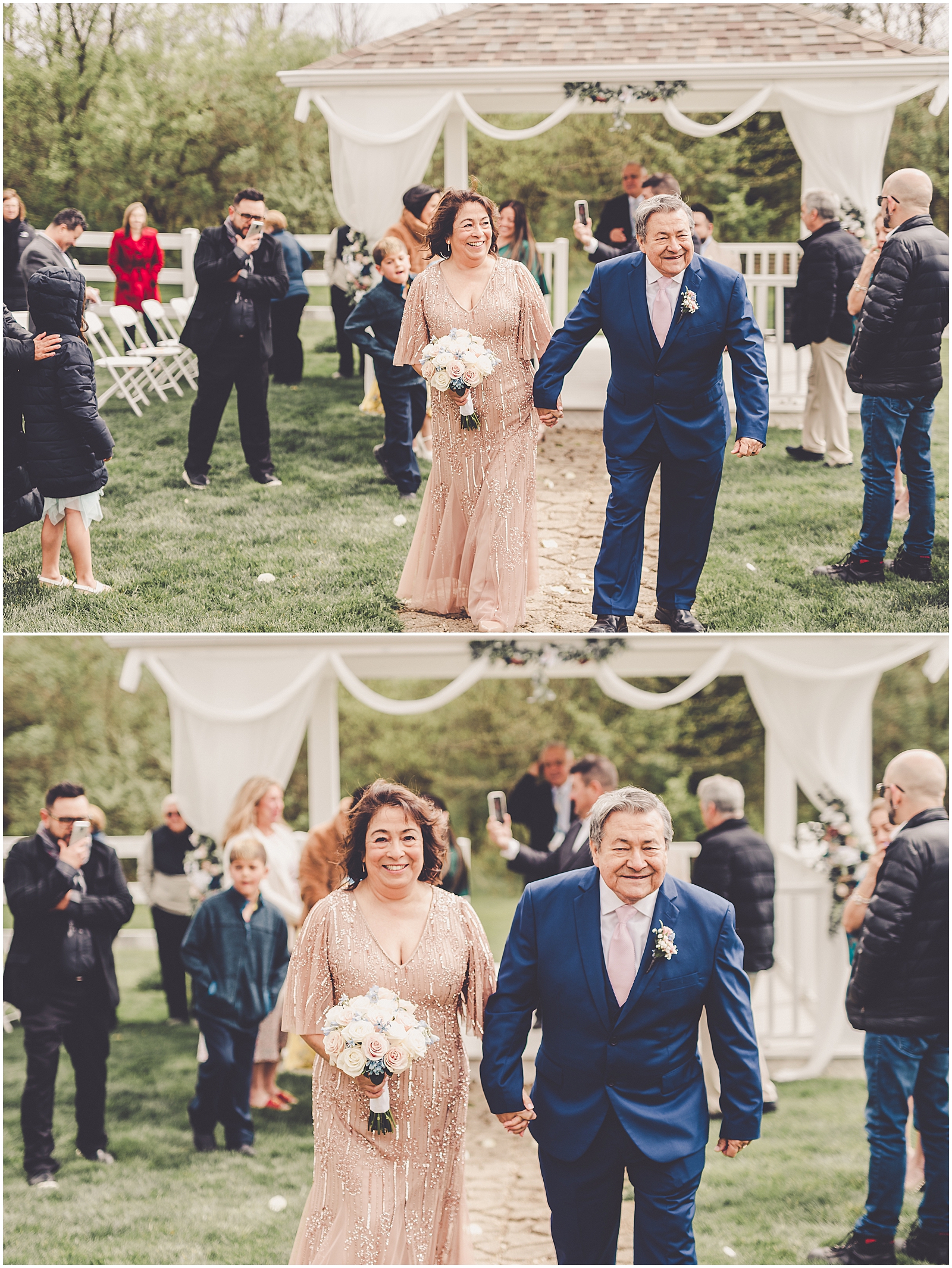 Beatriz & Efrain's intimate wedding day in Bourbonnais, Illinois with Chicagoland wedding photographer Kara Evans Photographer.