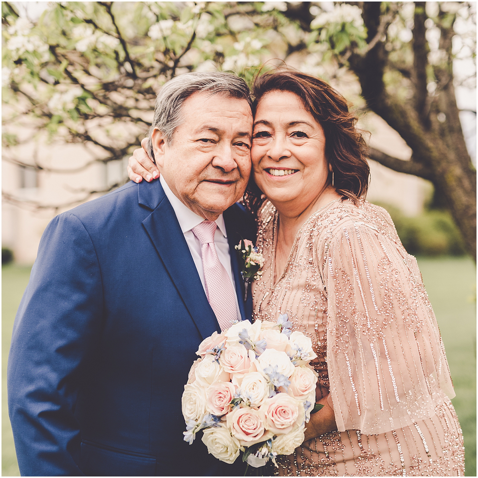 Beatriz & Efrain's intimate wedding day in Bourbonnais, Illinois with Chicagoland wedding photographer Kara Evans Photographer.