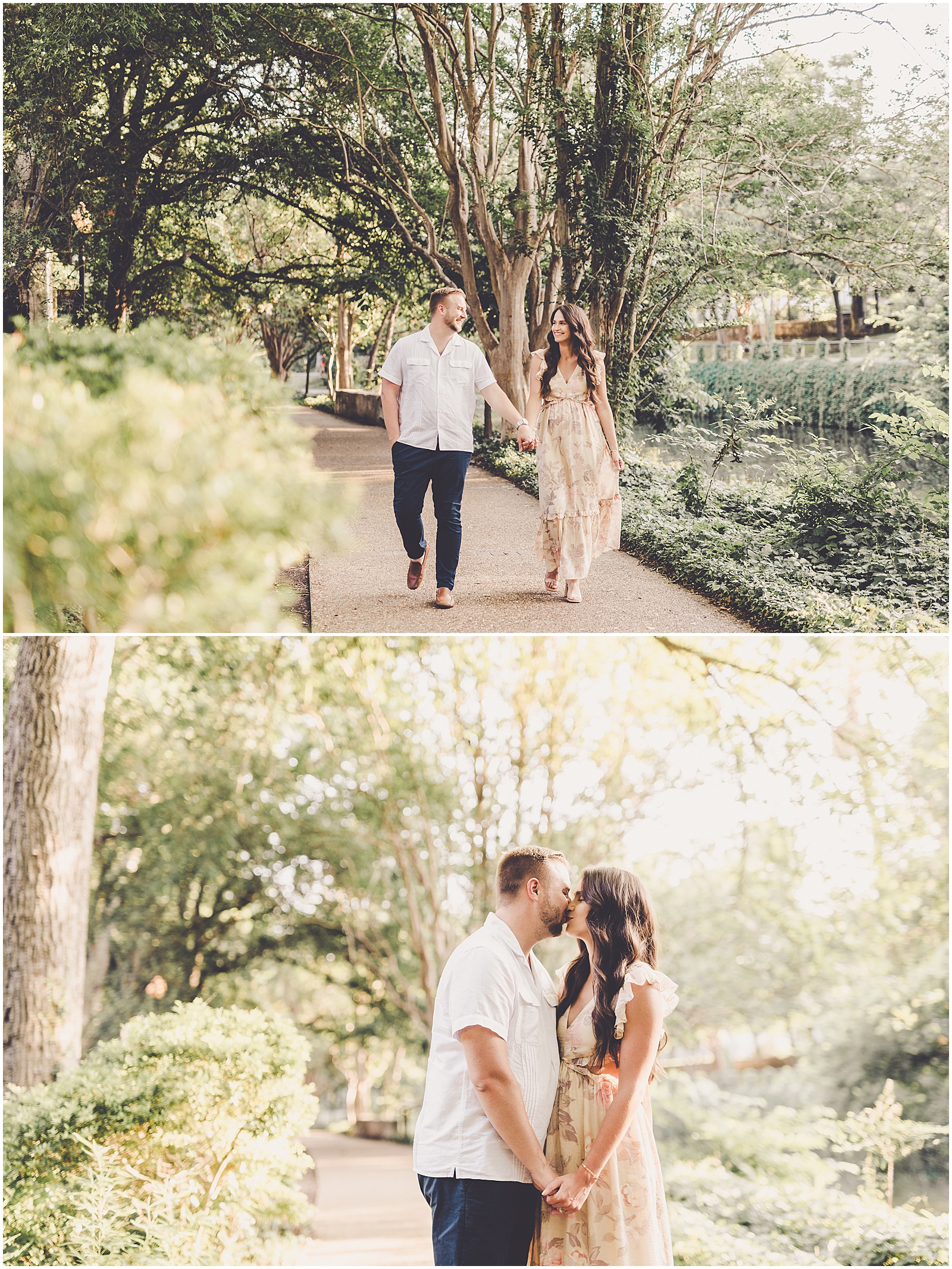 San Antonio riverwalk photo session with the Polczynski family and Chicagoland wedding photographer Kara Evans Photographer.