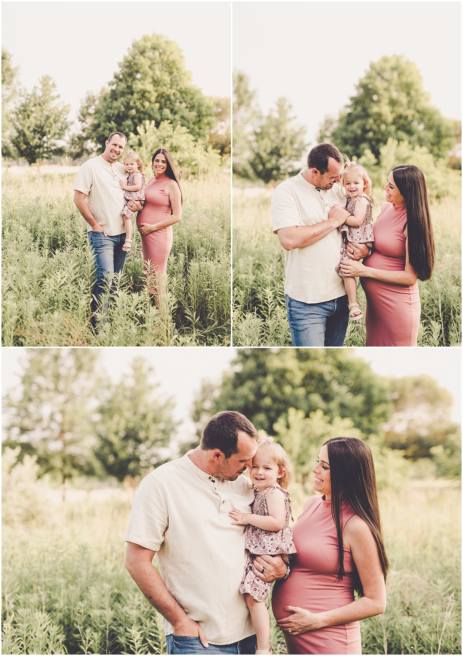 Summer Perry Farm family photos in Bourbonnais with the McGinnis family and Bourbonnais family photographer Kara Evans Photographer.