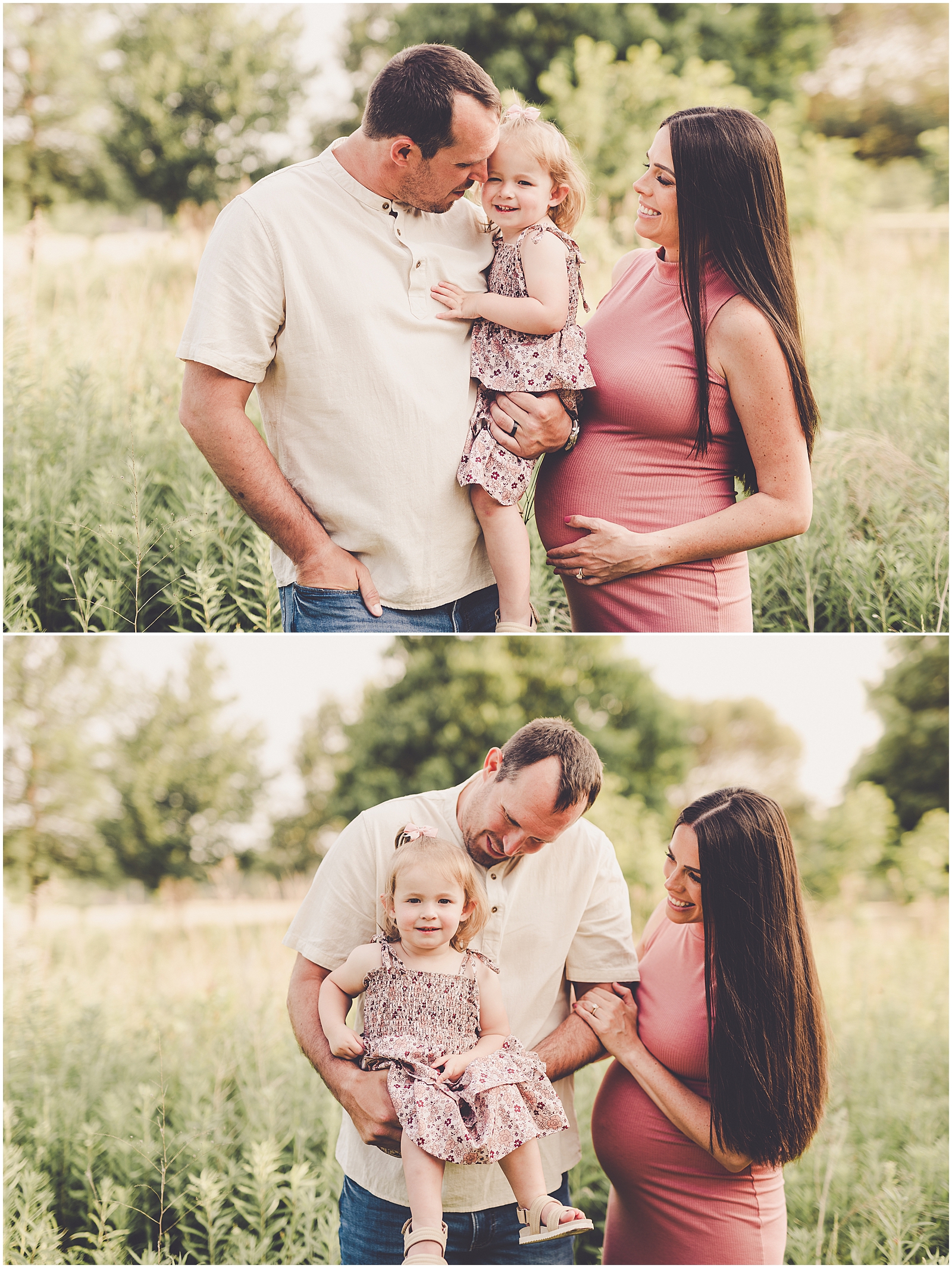 Summer Perry Farm family photos in Bourbonnais with the McGinnis family and Bourbonnais family photographer Kara Evans Photographer.