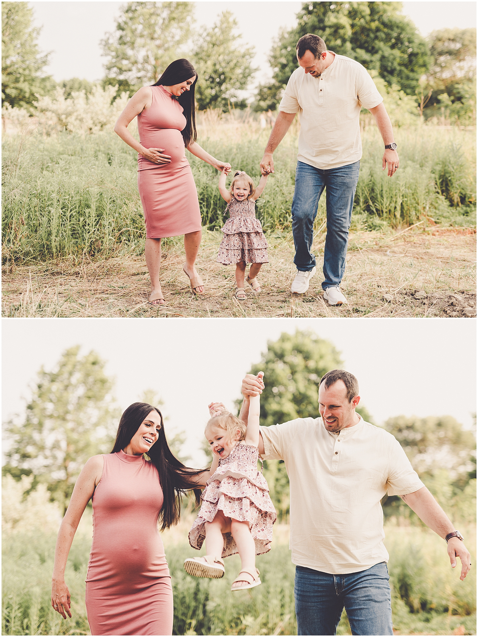 Summer Perry Farm family photos in Bourbonnais with the McGinnis family and Bourbonnais family photographer Kara Evans Photographer.