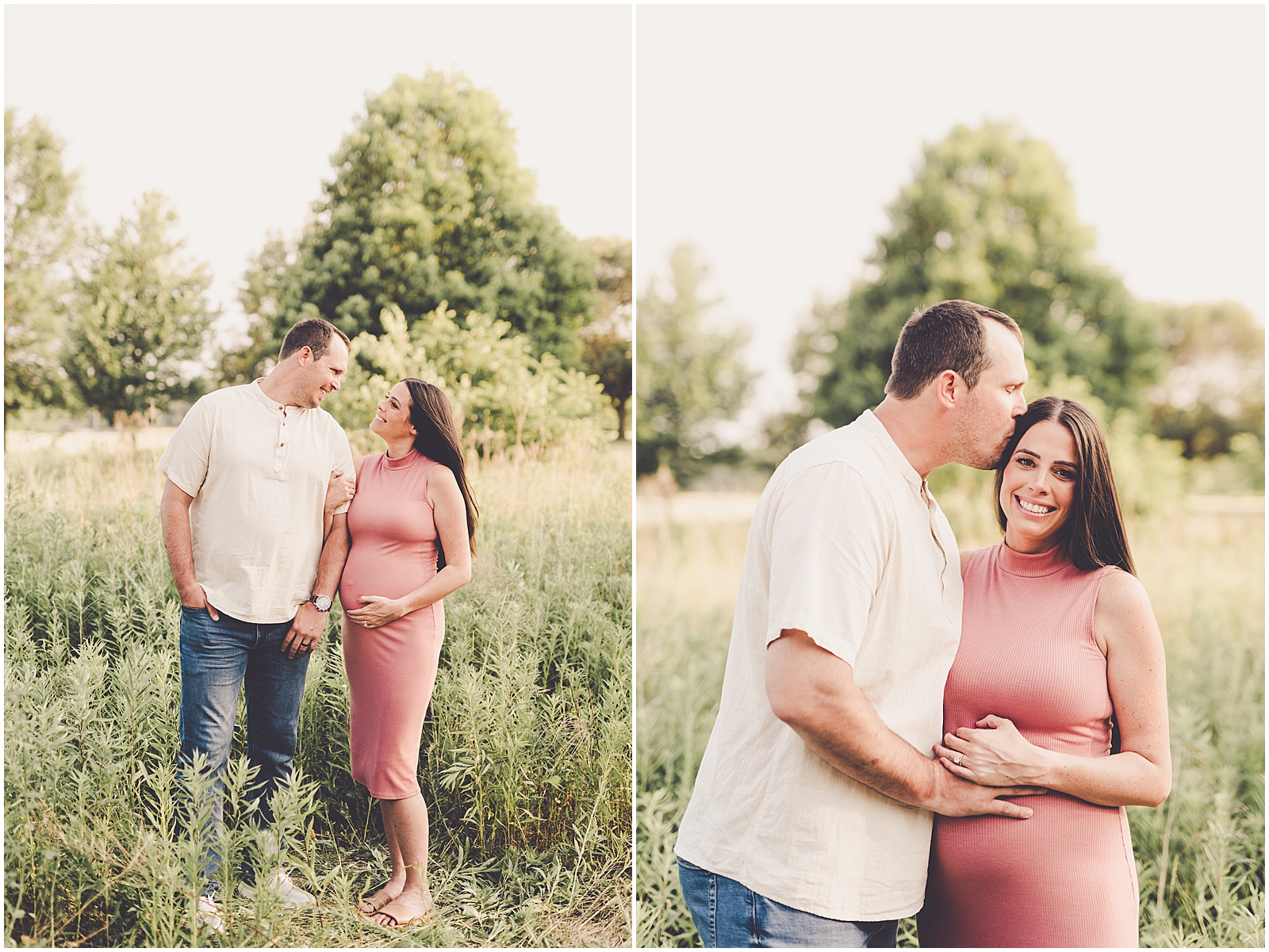 Summer Perry Farm family photos in Bourbonnais with the McGinnis family and Bourbonnais family photographer Kara Evans Photographer.