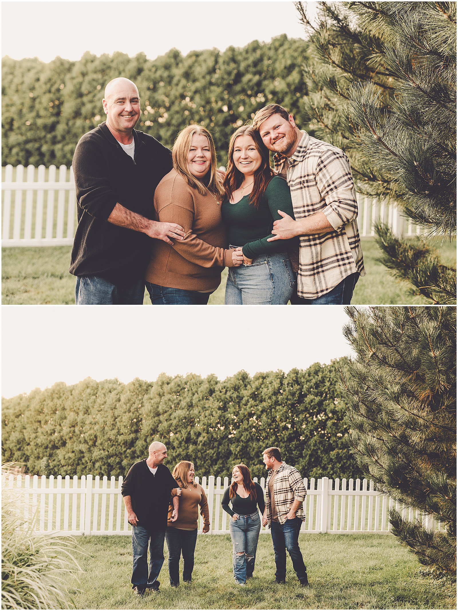 Fall Bourbonnais family photographer for the Galbreath family with Bourbonnais & Kankakee County family photographer Kara Evans Photographer.