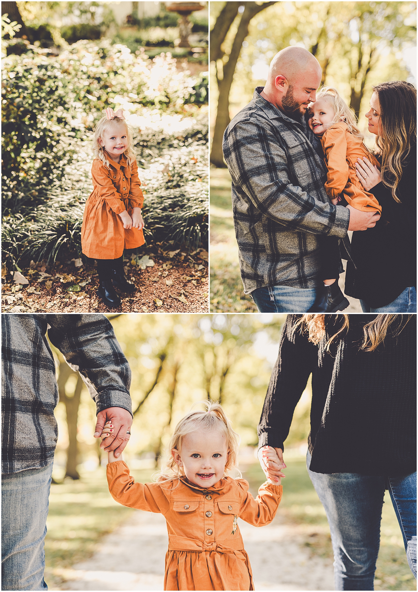 Fall mini sessions at Small Memorial Park in Kankakee with Bourbonnais and Kankakee County family photographer Kara Evans Photographer.