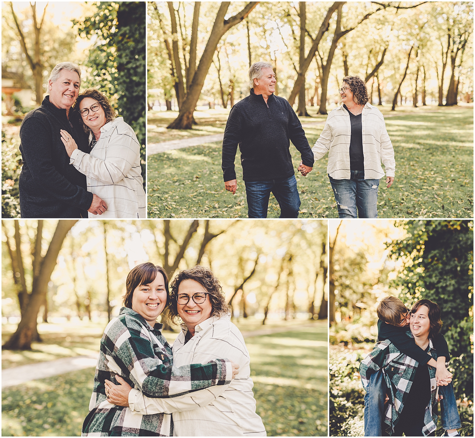 Fall mini sessions at Small Memorial Park in Kankakee with Bourbonnais and Kankakee County family photographer Kara Evans Photographer.