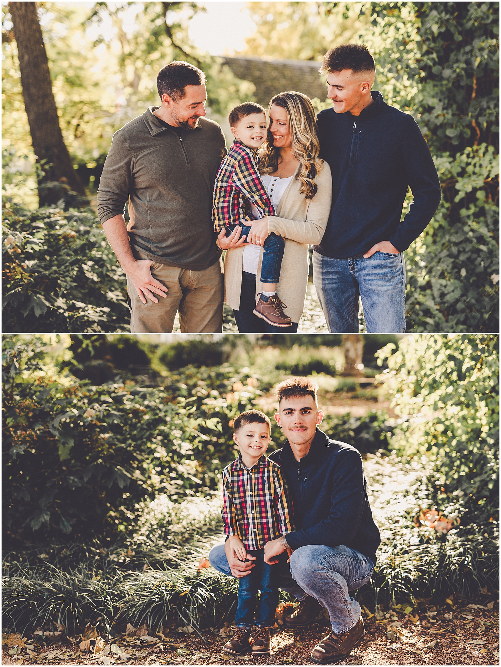 Fall mini sessions at Small Memorial Park in Kankakee with Bourbonnais and Kankakee County family photographer Kara Evans Photographer.