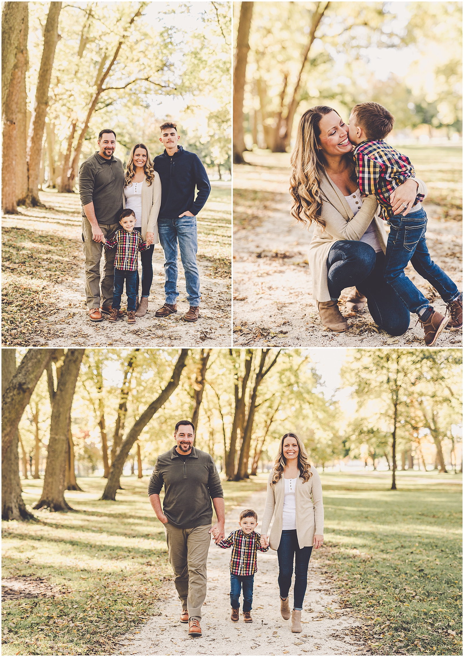 Fall mini sessions at Small Memorial Park in Kankakee with Bourbonnais and Kankakee County family photographer Kara Evans Photographer.