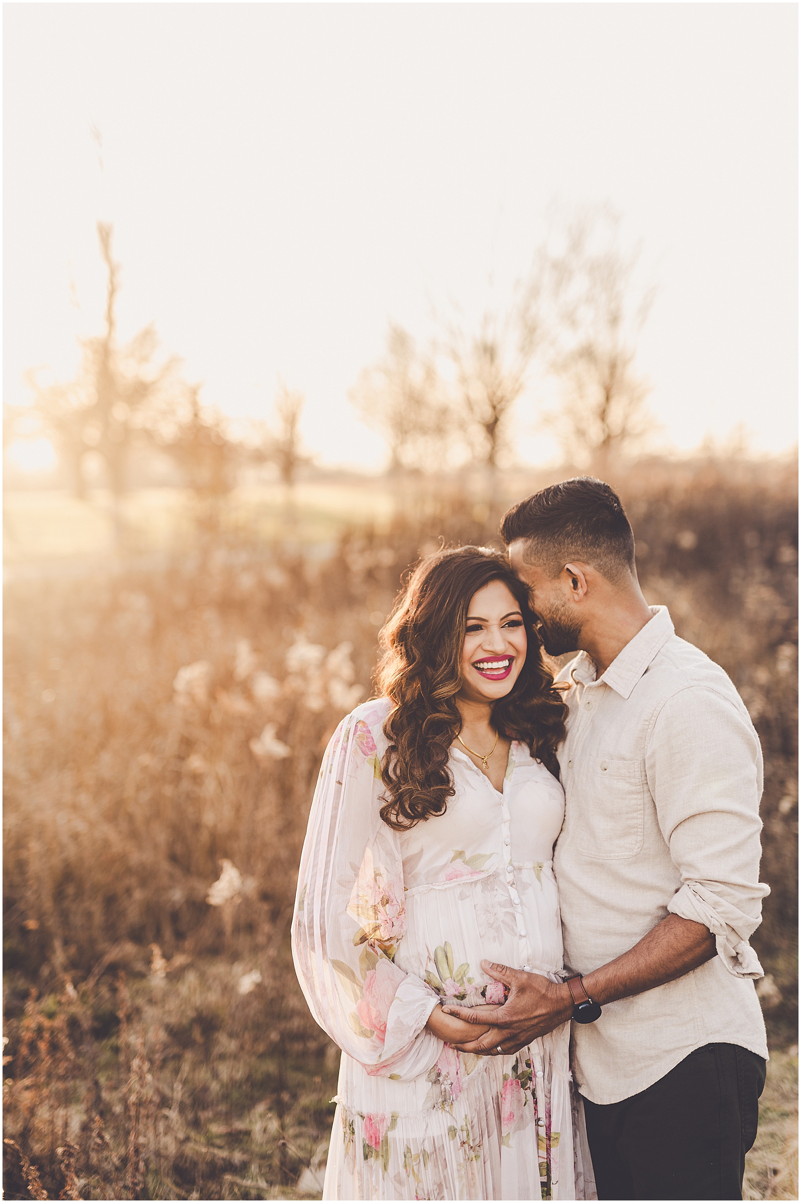 Perry Farm maternity session in Bourbonnais for the Pappachan family with Kankakee County family photographer Kara Evans Photographer.