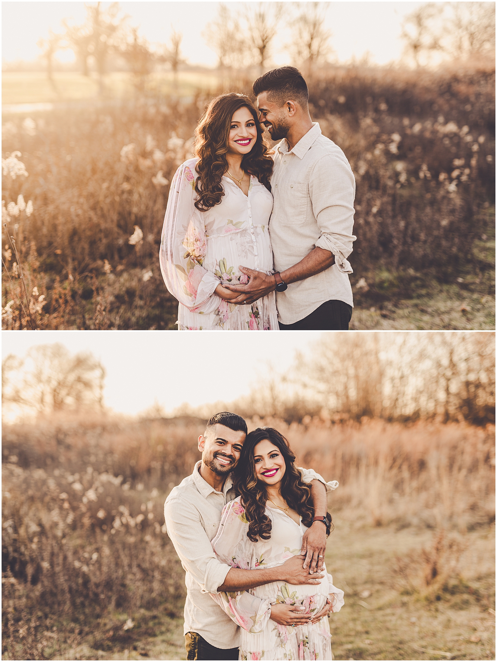 Perry Farm maternity session in Bourbonnais for the Pappachan family with Kankakee County family photographer Kara Evans Photographer.