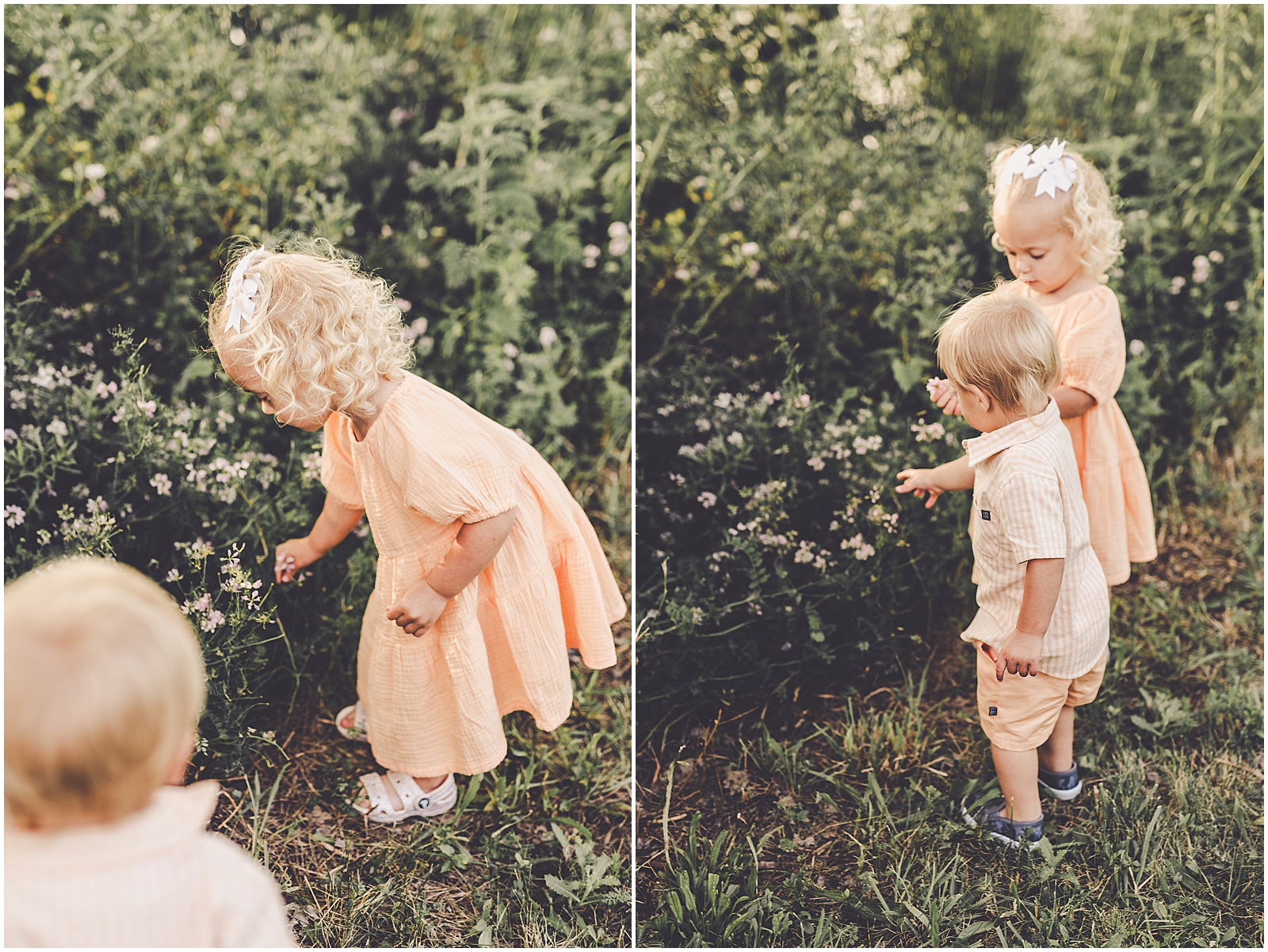 Summer family photos in Ashkum, Illinois with Chicagoland & Kankakee County family photographer Kara Evans Photographer.