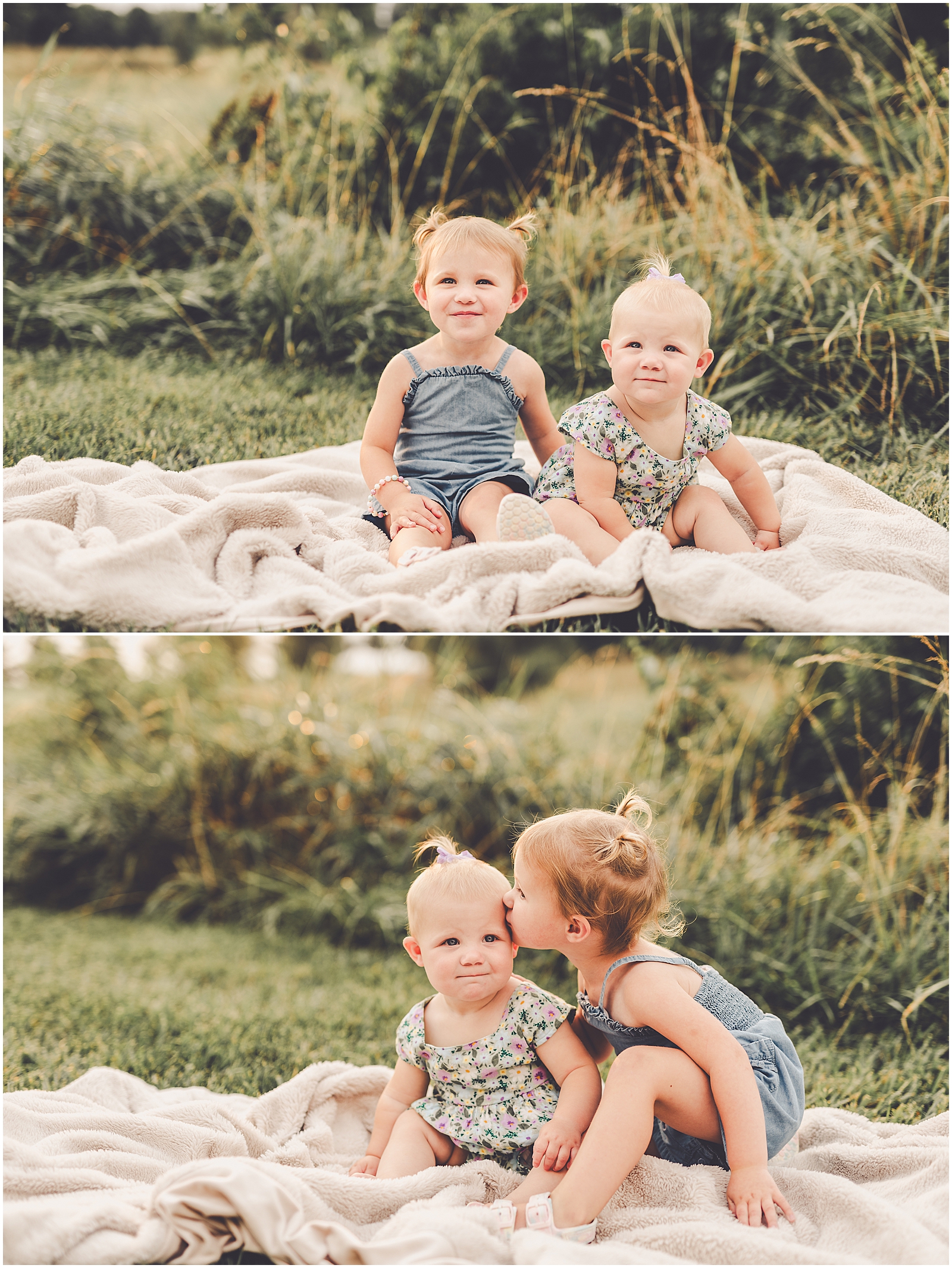 Sunset Kankakee County family photographer with Kankakee & Iroquois County family photographer Kara Evans Photographer.