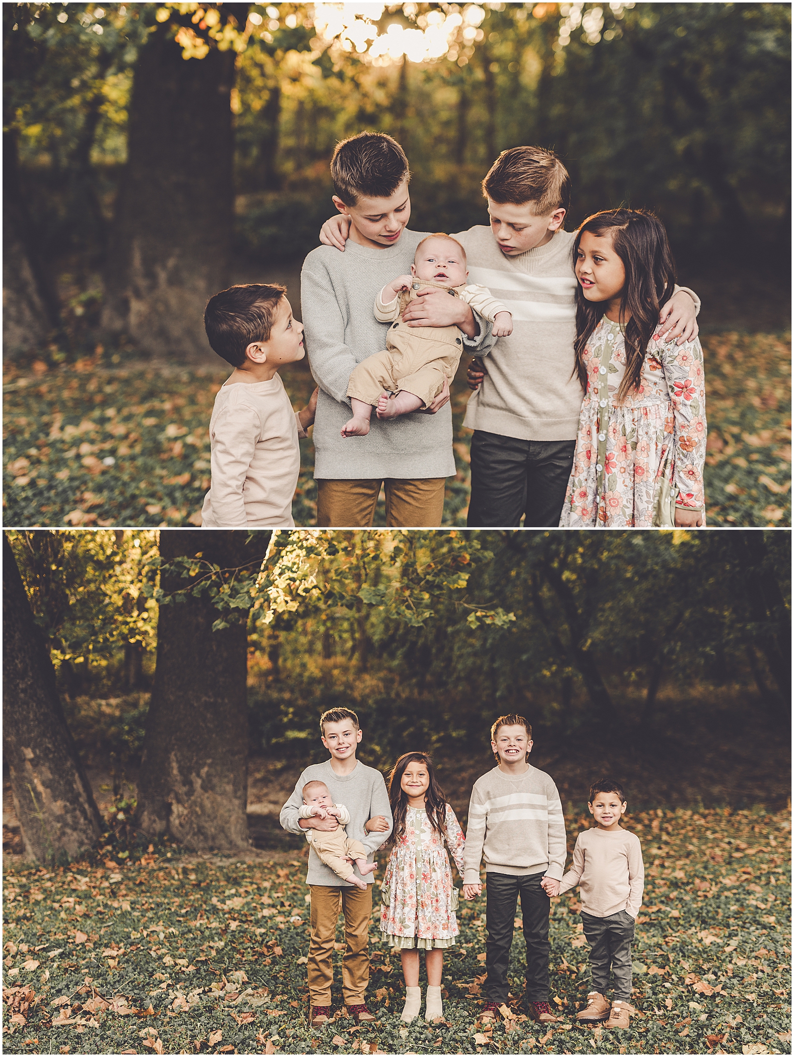 Fall Watseka family photographer in Watseka, Illinois with Kankakee & Iroquois County family photographer Kara Evans Photographer.