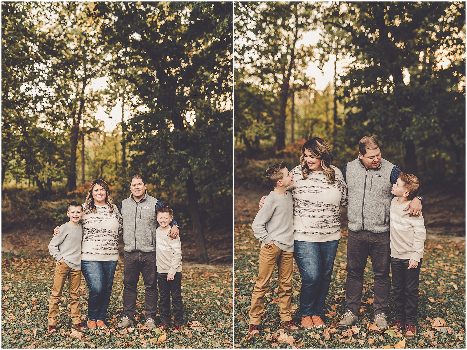 Fall Watseka family photographer in Watseka, Illinois with Kankakee & Iroquois County family photographer Kara Evans Photographer.