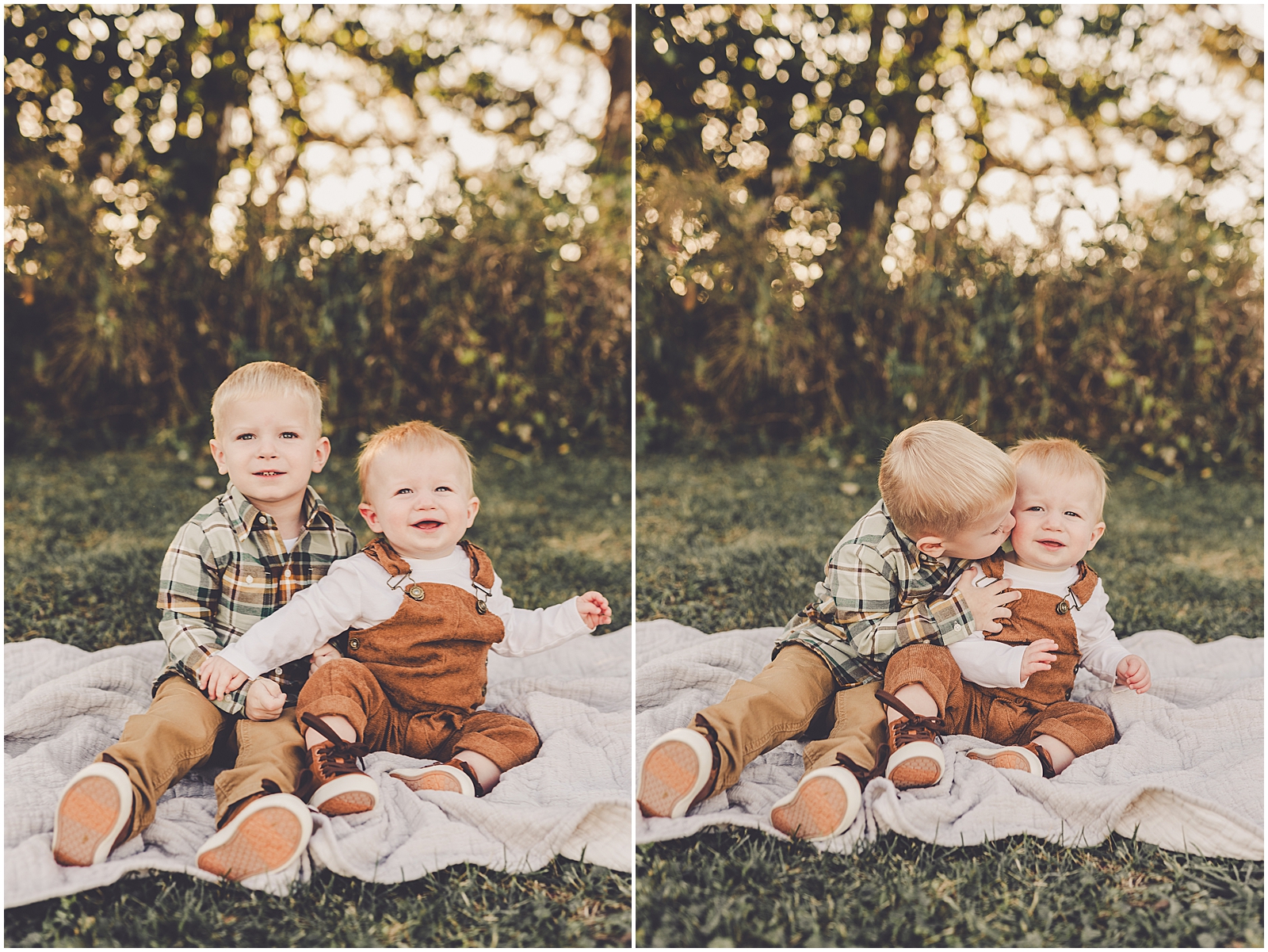 Kankakee County fall farm family photos with Iroquois County & Kankakee County family photographer Kara Evans Photographer.