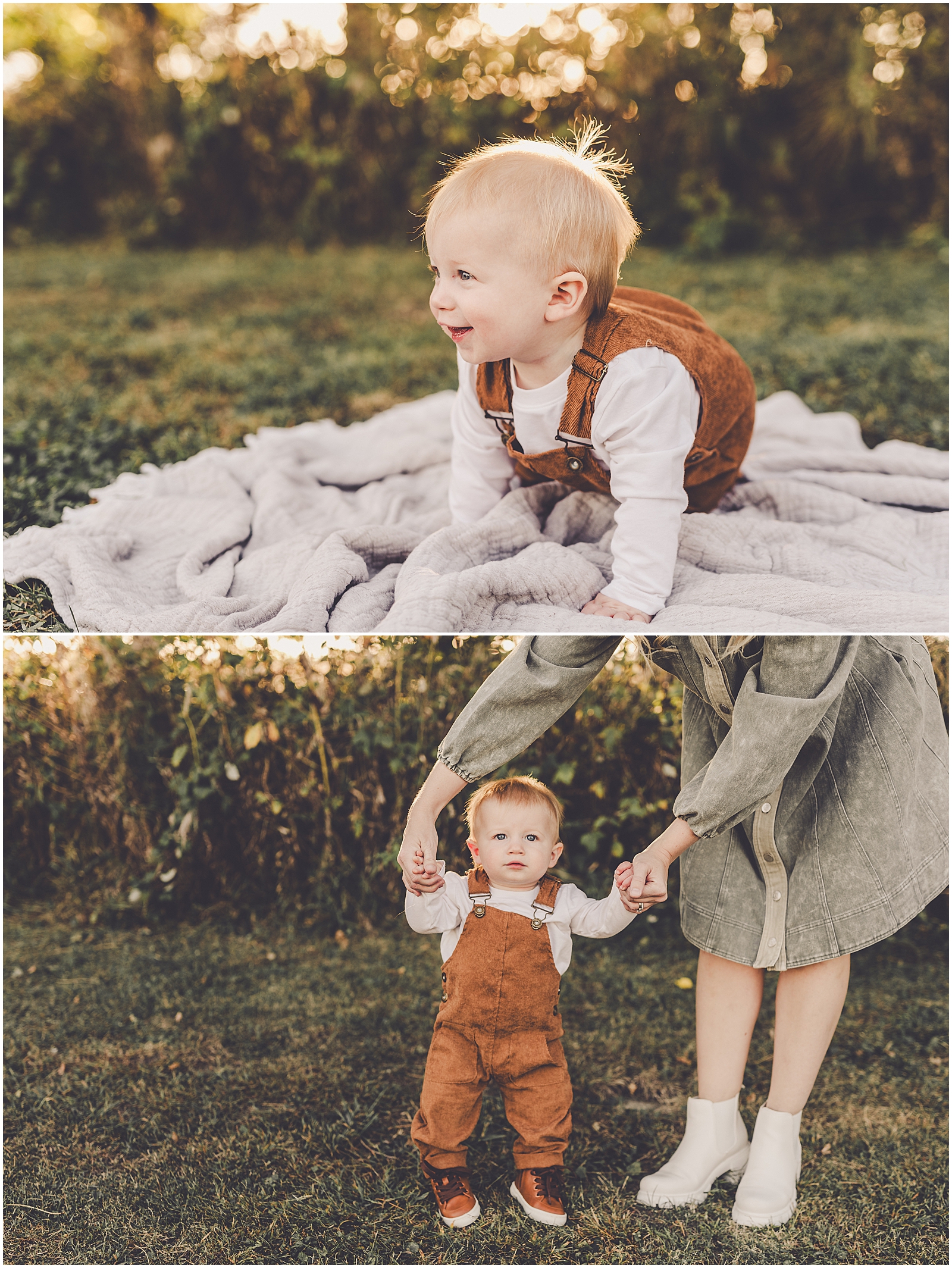 Kankakee County fall farm family photos with Iroquois County & Kankakee County family photographer Kara Evans Photographer.