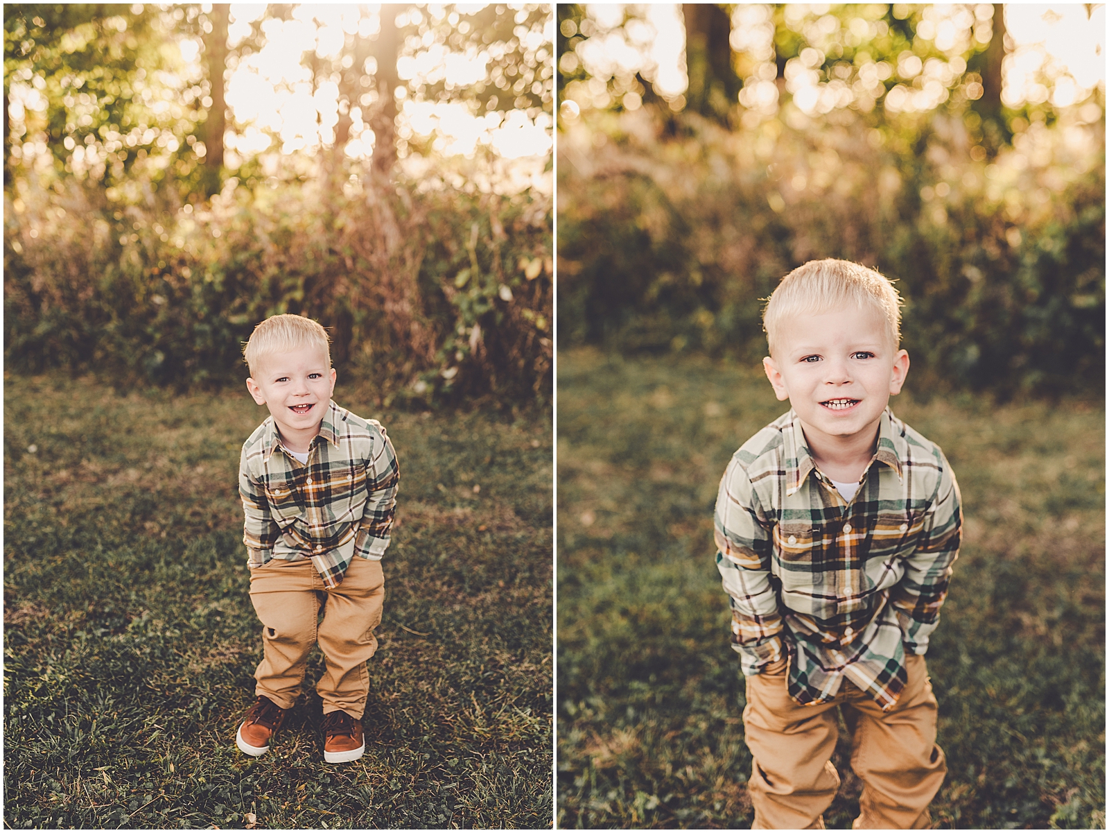 Kankakee County fall farm family photos with Iroquois County & Kankakee County family photographer Kara Evans Photographer.