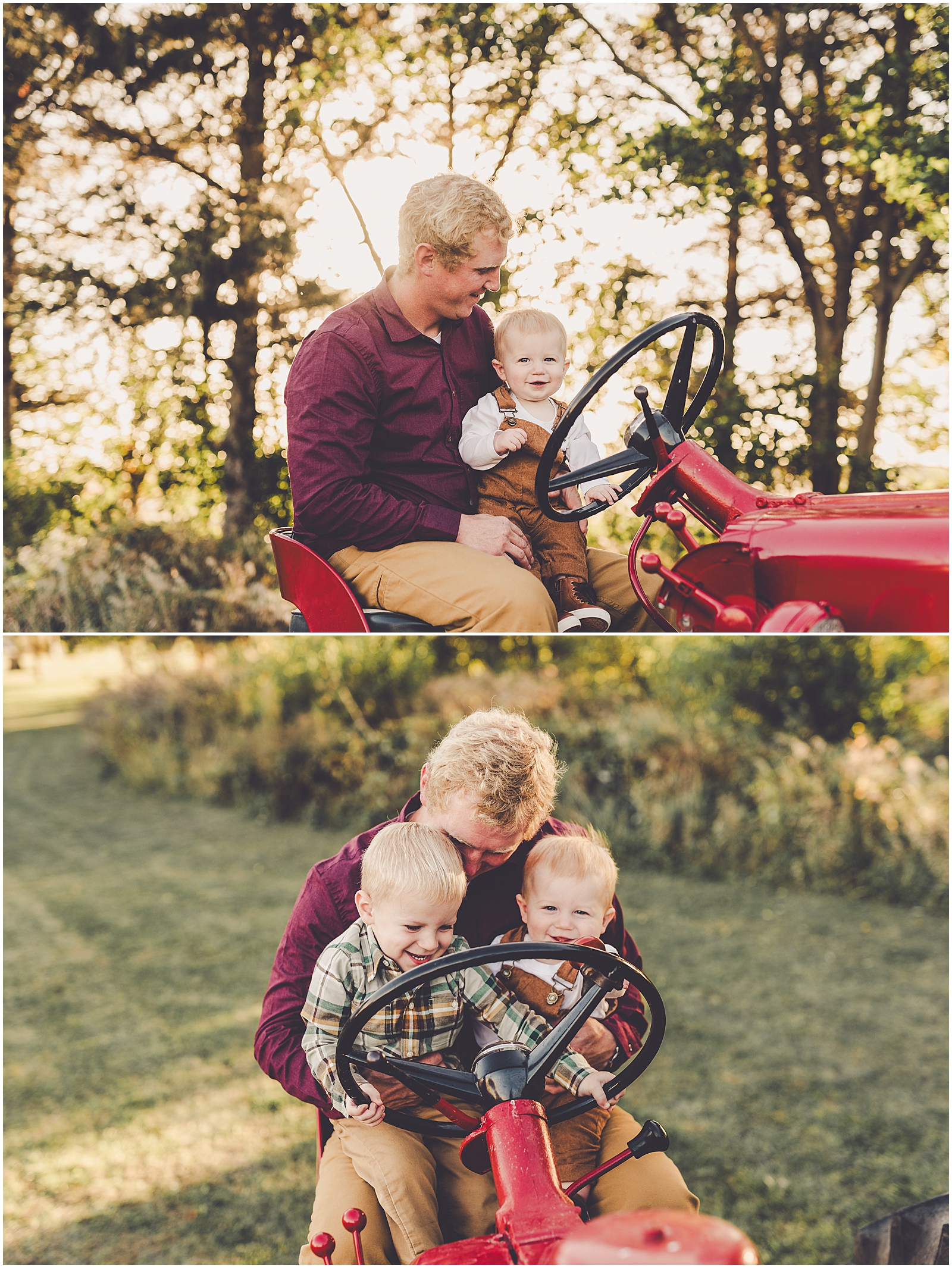 Kankakee County fall farm family photos with Iroquois County & Kankakee County family photographer Kara Evans Photographer.