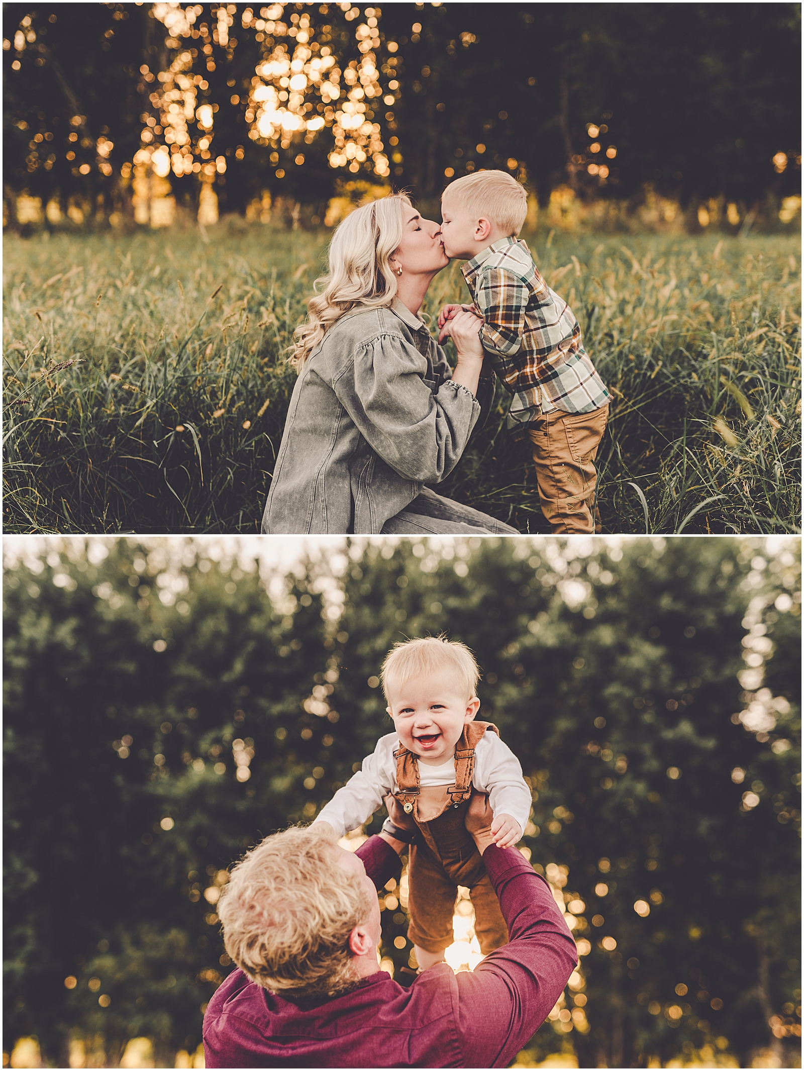 Kankakee County fall farm family photos with Iroquois County & Kankakee County family photographer Kara Evans Photographer.