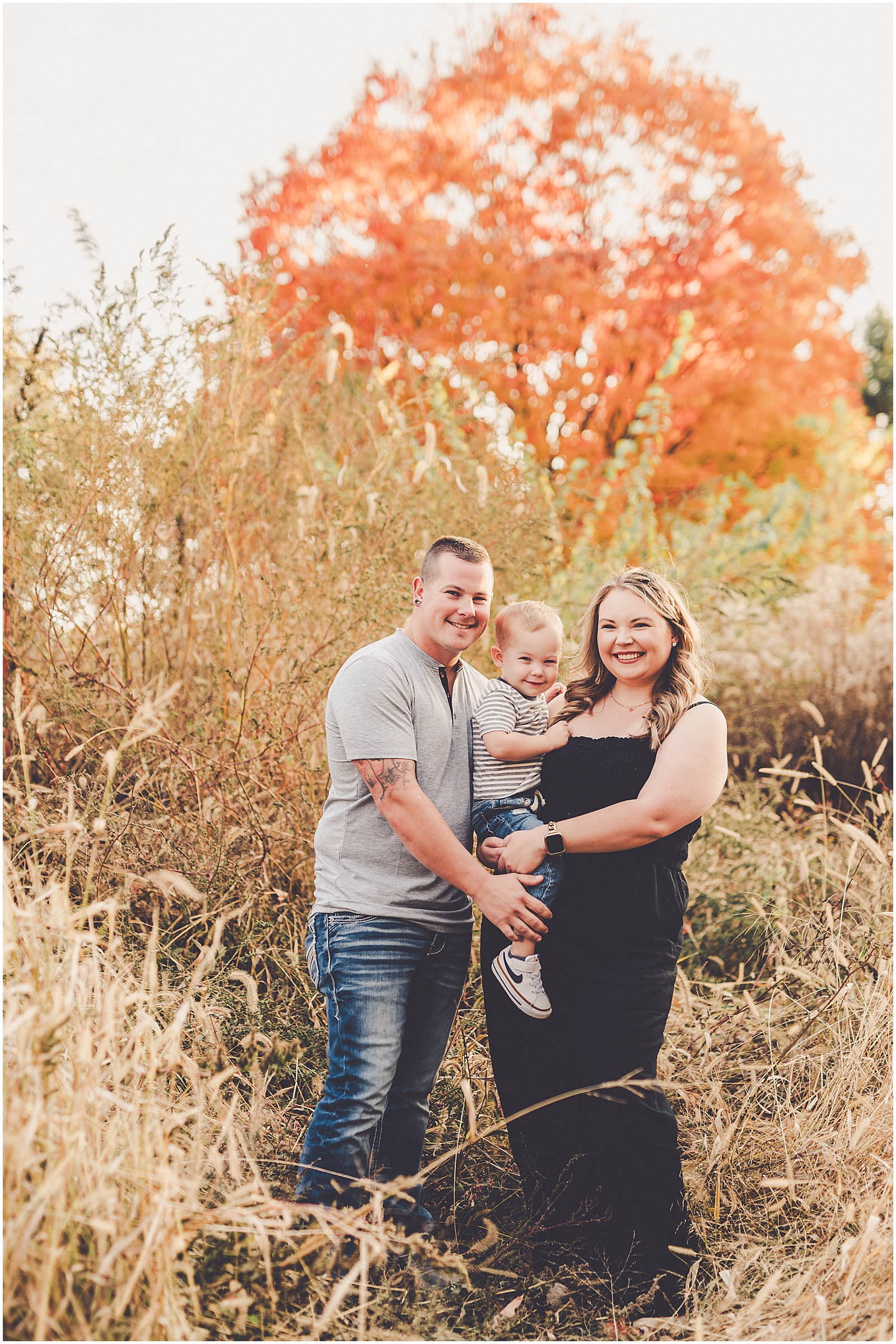 Fall Bourbonnais family photographer with Iroquois & Kankakee County family photographer Kara Evans Photographer.