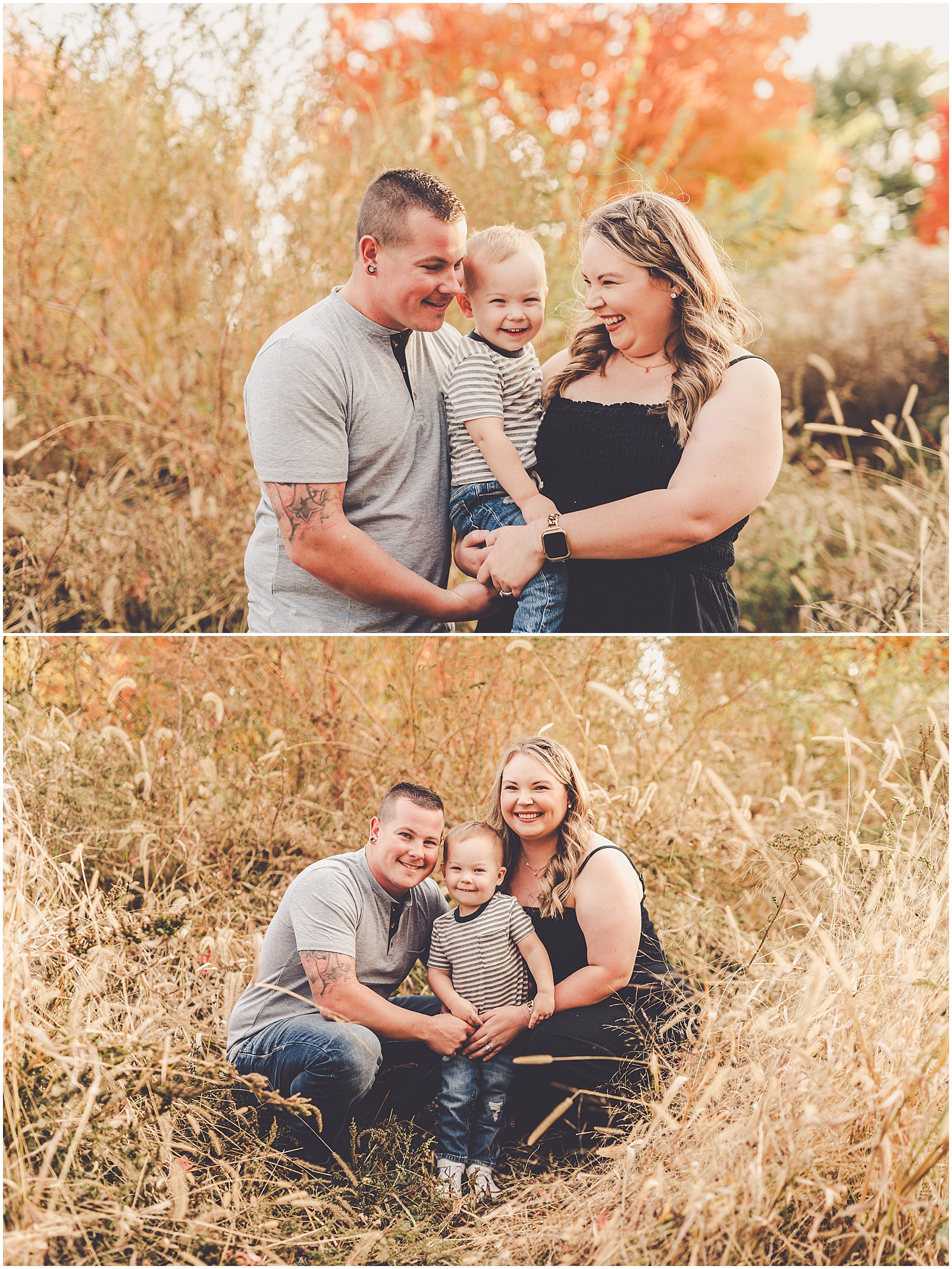 Fall Bourbonnais family photographer with Iroquois & Kankakee County family photographer Kara Evans Photographer.