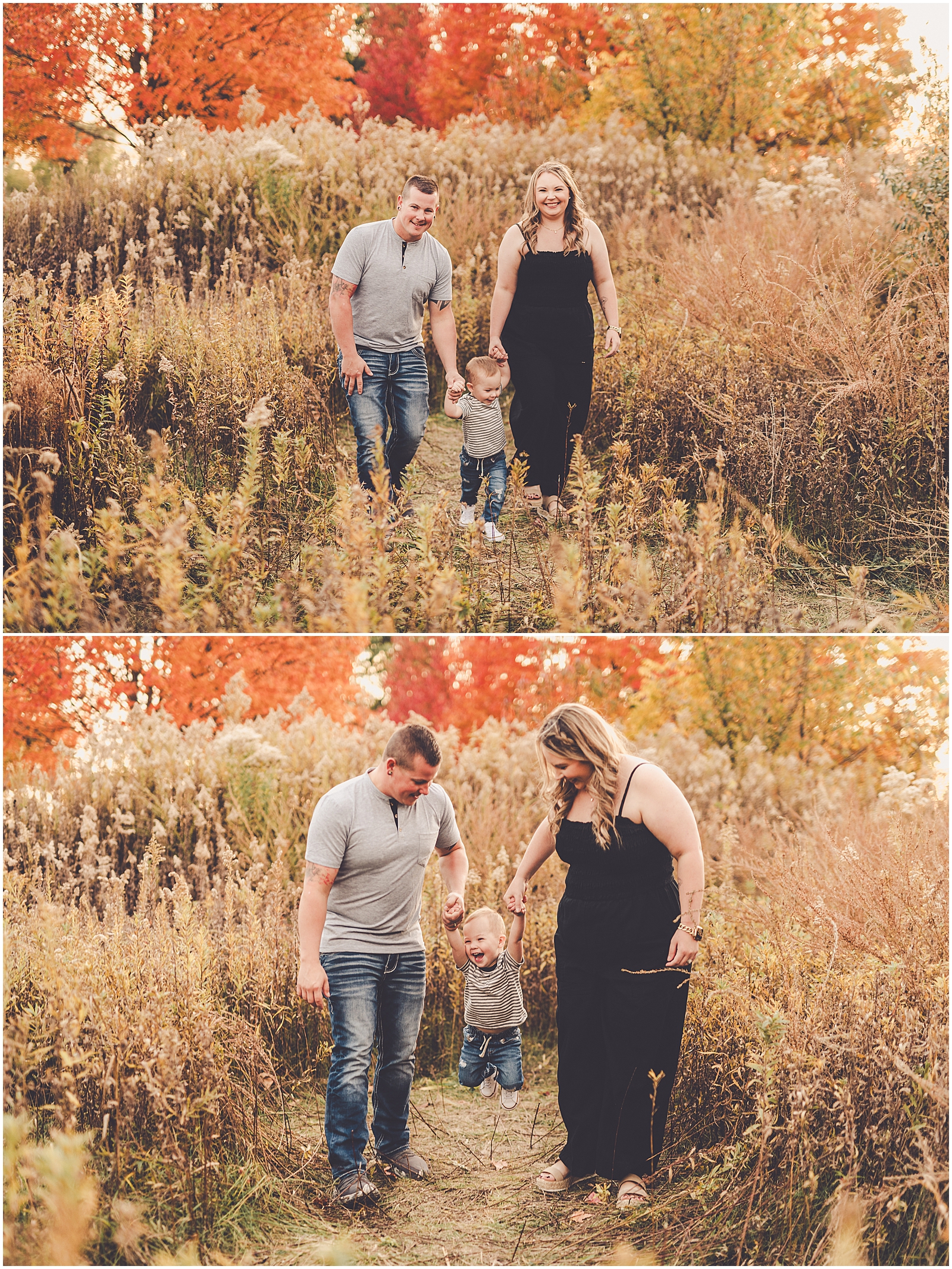 Fall Bourbonnais family photographer with Iroquois & Kankakee County family photographer Kara Evans Photographer.