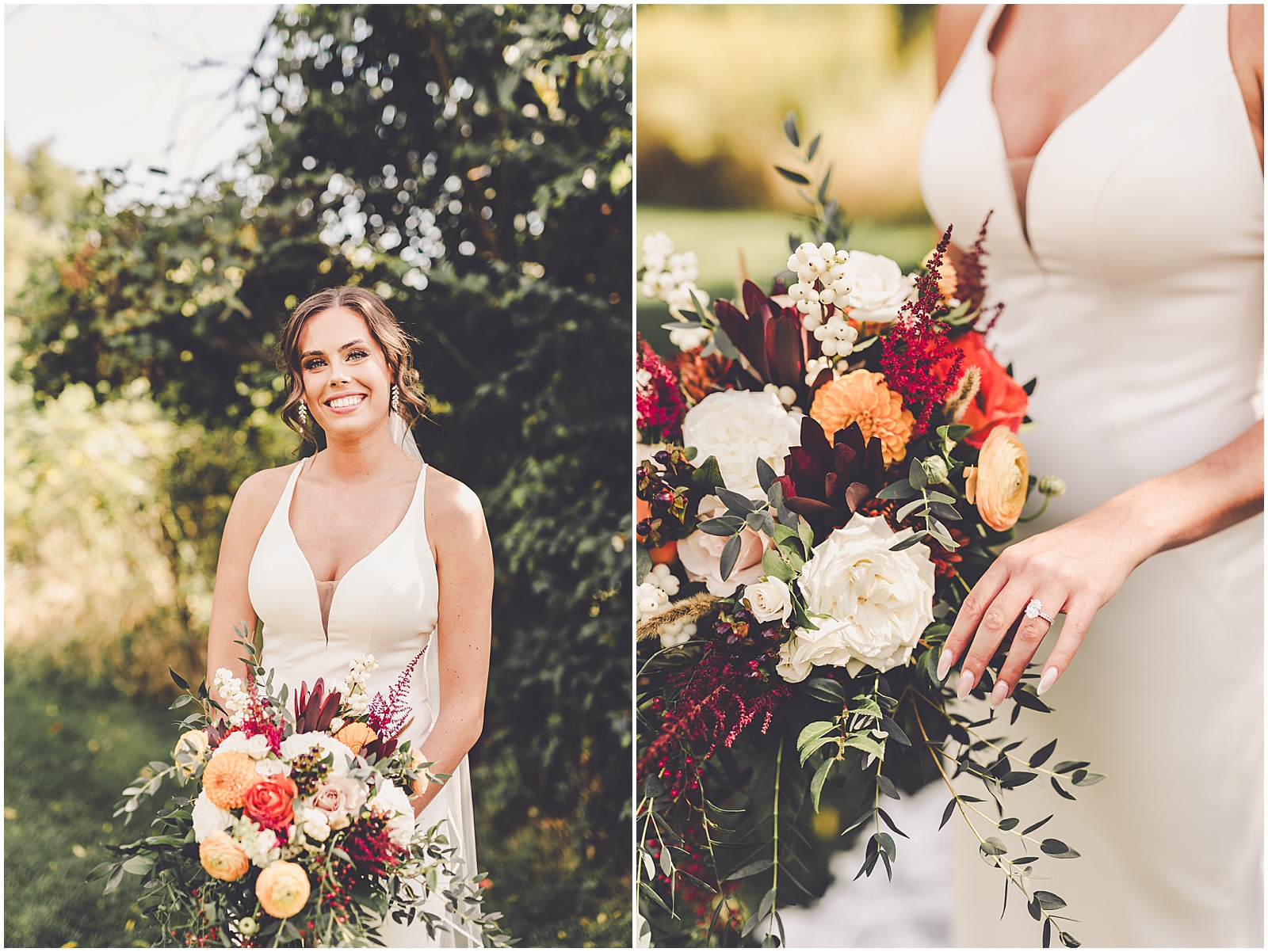 Gillian and Bobby's The Pavilion at Orchard Ridge Farms wedding in Rockton with Chicagoland wedding photographer Kara Evans Photographer.