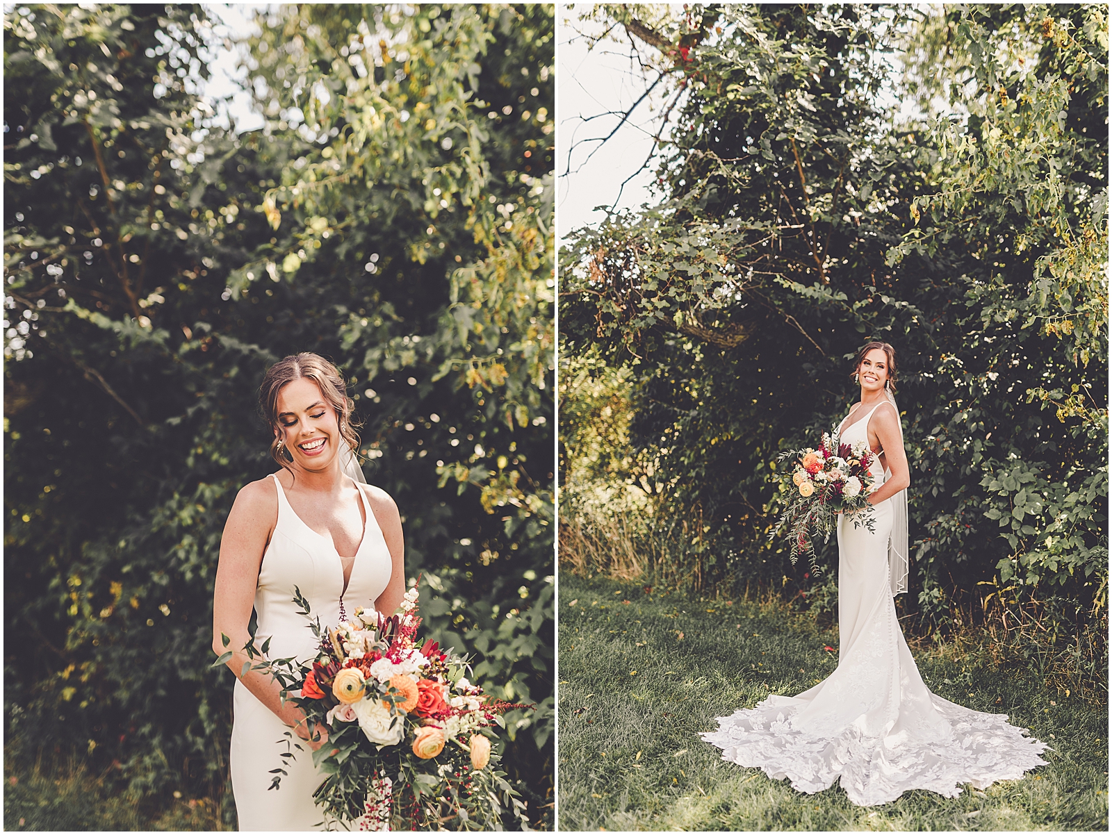 Gillian and Bobby's The Pavilion at Orchard Ridge Farms wedding in Rockton with Chicagoland wedding photographer Kara Evans Photographer.