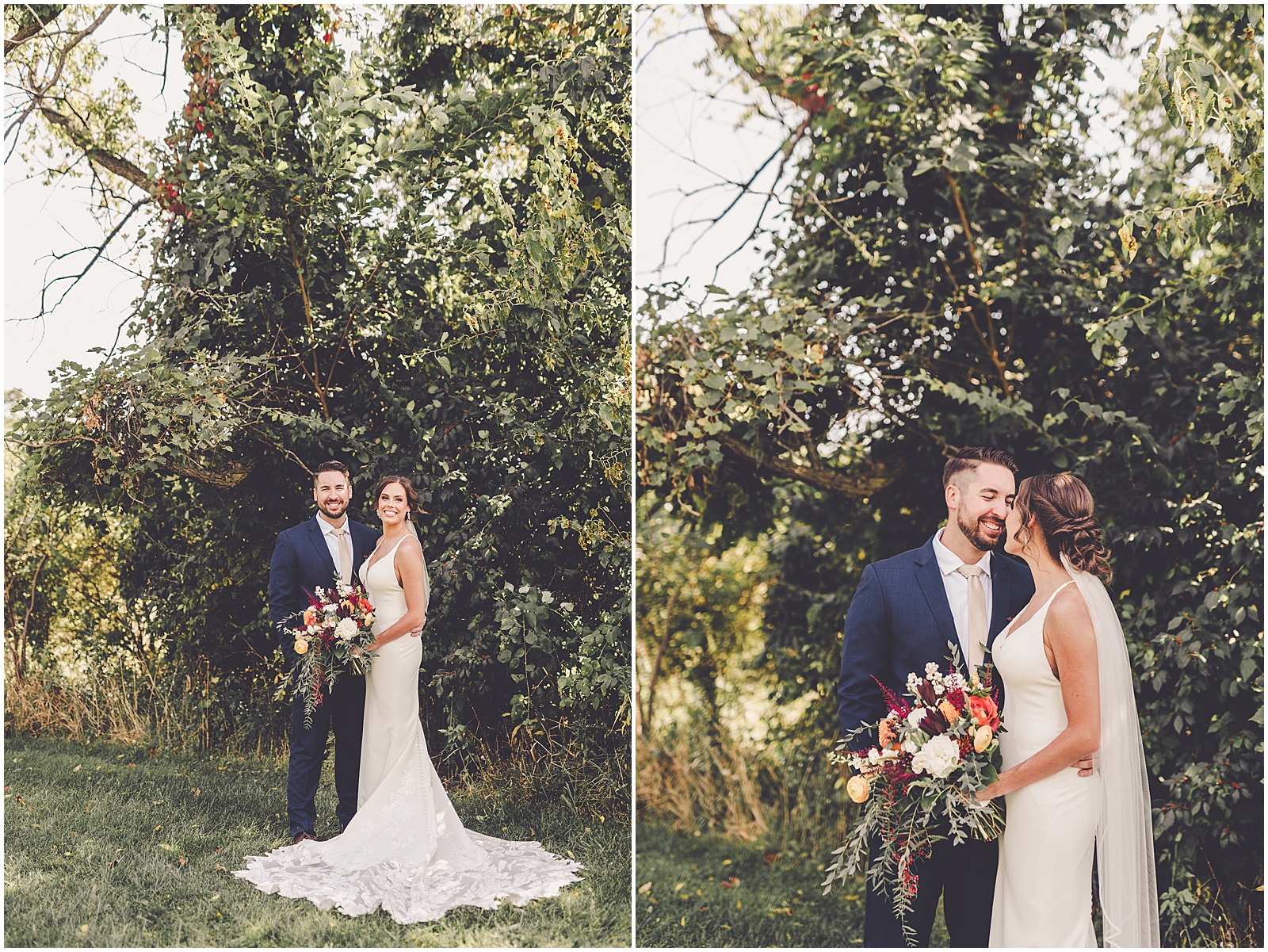 Gillian and Bobby's The Pavilion at Orchard Ridge Farms wedding in Rockton with Chicagoland wedding photographer Kara Evans Photographer.