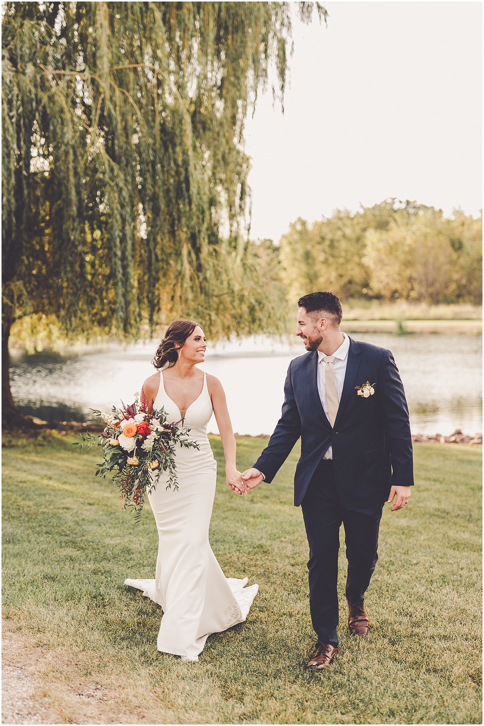 Gillian and Bobby's The Pavilion at Orchard Ridge Farms wedding in Rockton with Chicagoland wedding photographer Kara Evans Photographer.