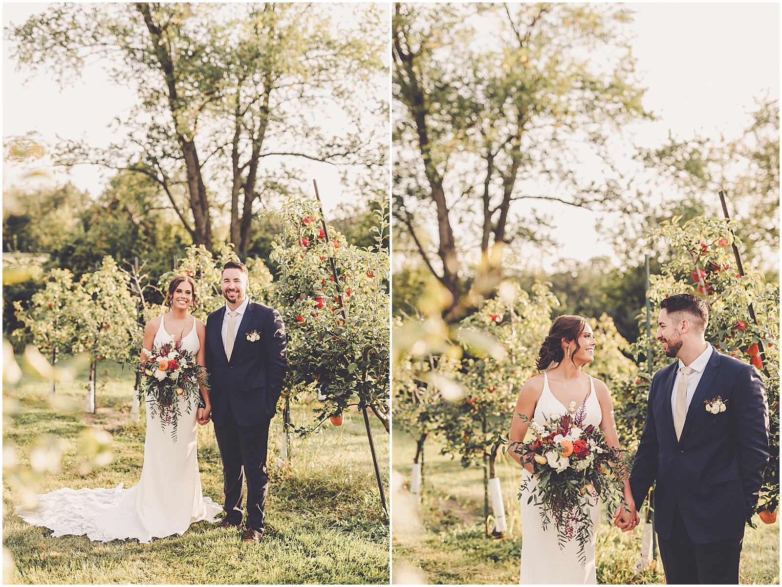 Gillian and Bobby's The Pavilion at Orchard Ridge Farms wedding in Rockton with Chicagoland wedding photographer Kara Evans Photographer.