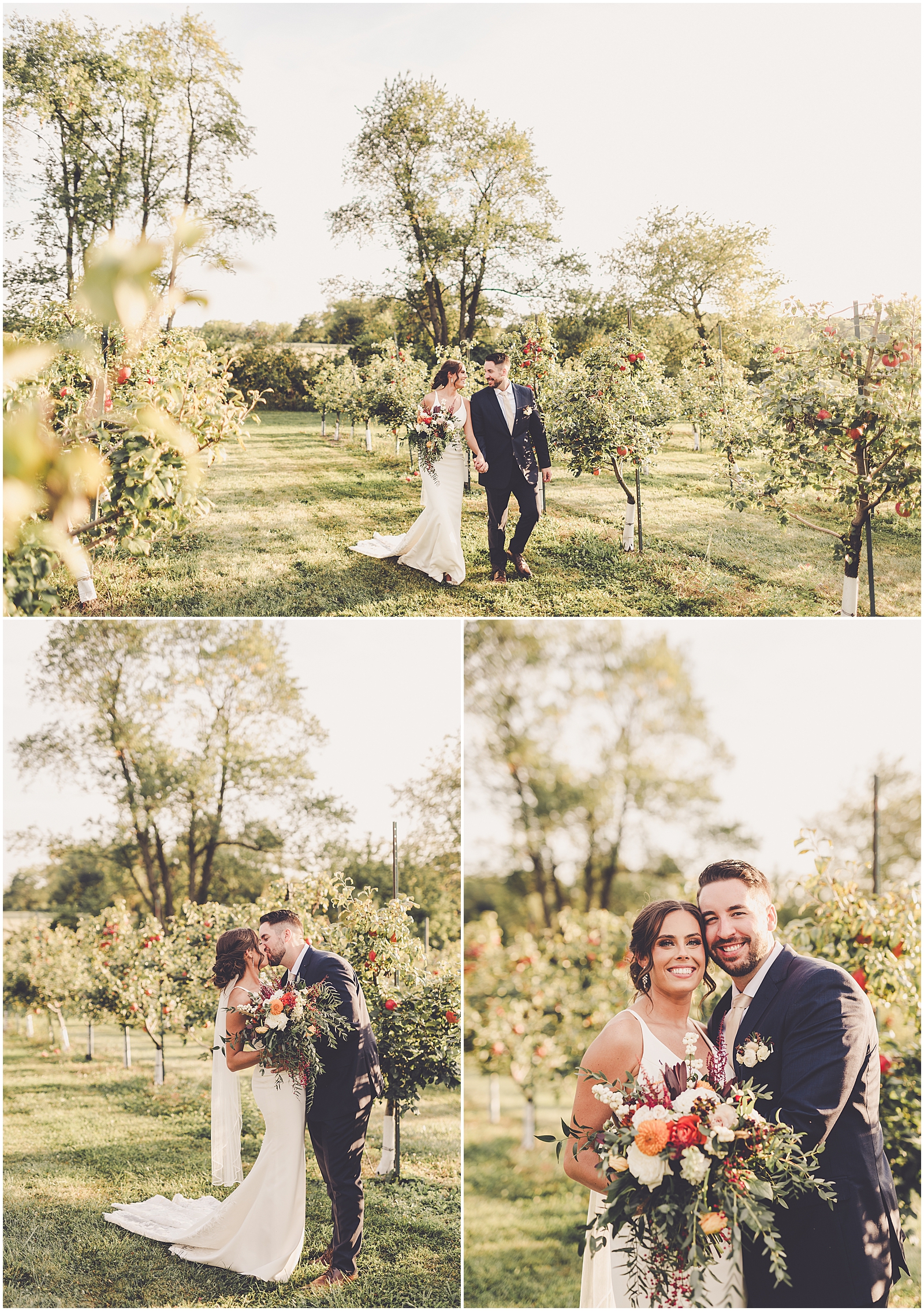 Gillian and Bobby's The Pavilion at Orchard Ridge Farms wedding in Rockton with Chicagoland wedding photographer Kara Evans Photographer.