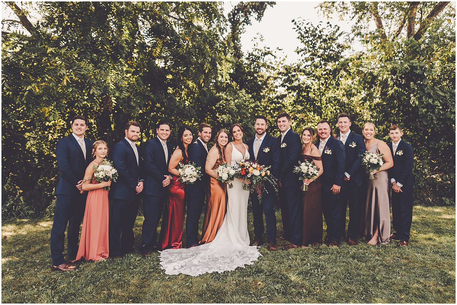 Gillian and Bobby's The Pavilion at Orchard Ridge Farms wedding in Rockton with Chicagoland wedding photographer Kara Evans Photographer.