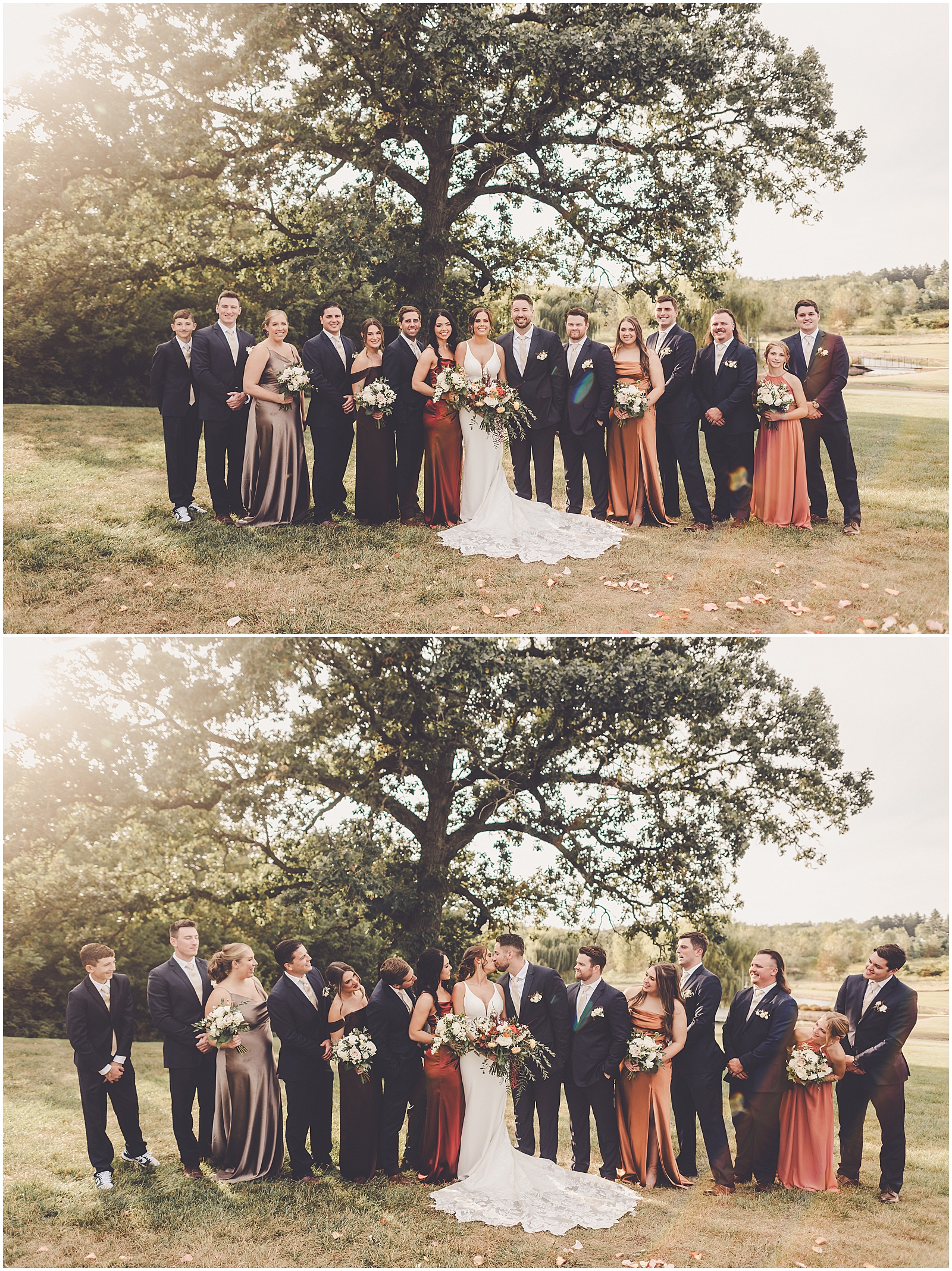 Gillian and Bobby's The Pavilion at Orchard Ridge Farms wedding in Rockton with Chicagoland wedding photographer Kara Evans Photographer.