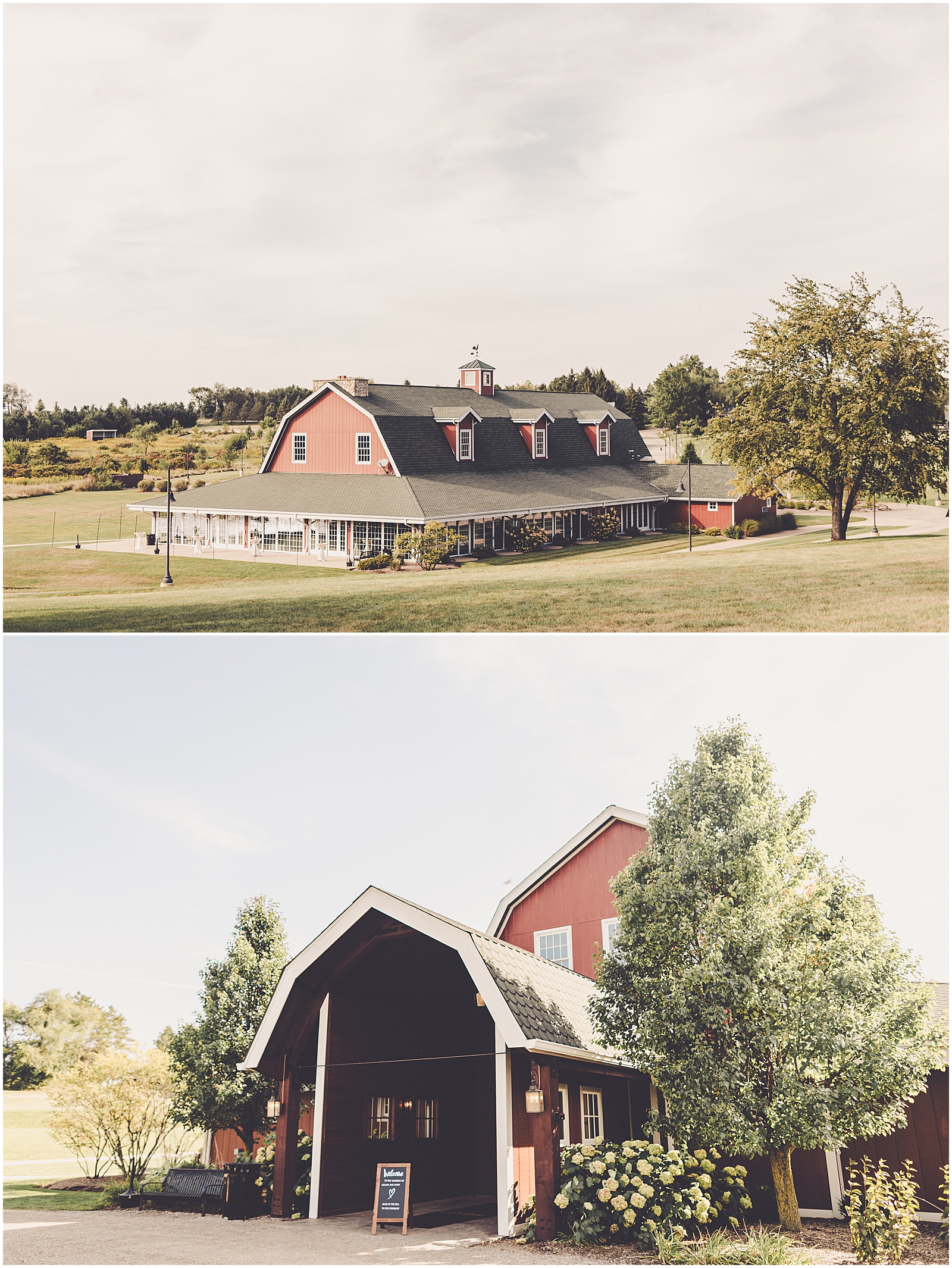 Gillian and Bobby's The Pavilion at Orchard Ridge Farms wedding in Rockton with Chicagoland wedding photographer Kara Evans Photographer.